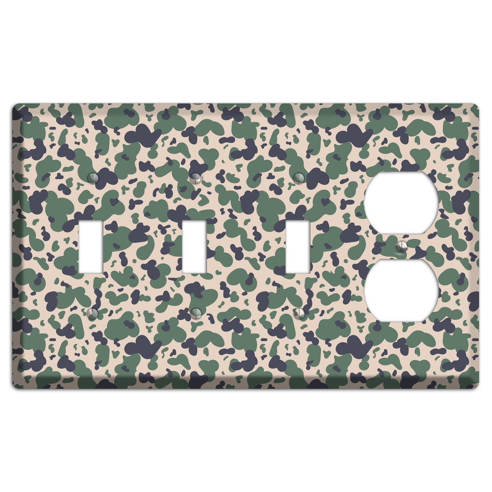 Afghanistan Blotch 2 Camo 3 Toggle / Duplex Wallplate