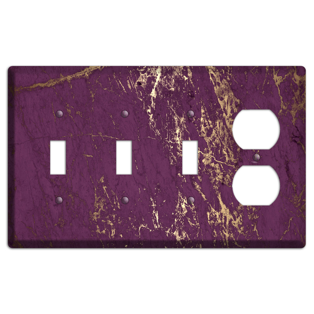 Finn Marble 3 Toggle / Duplex Wallplate