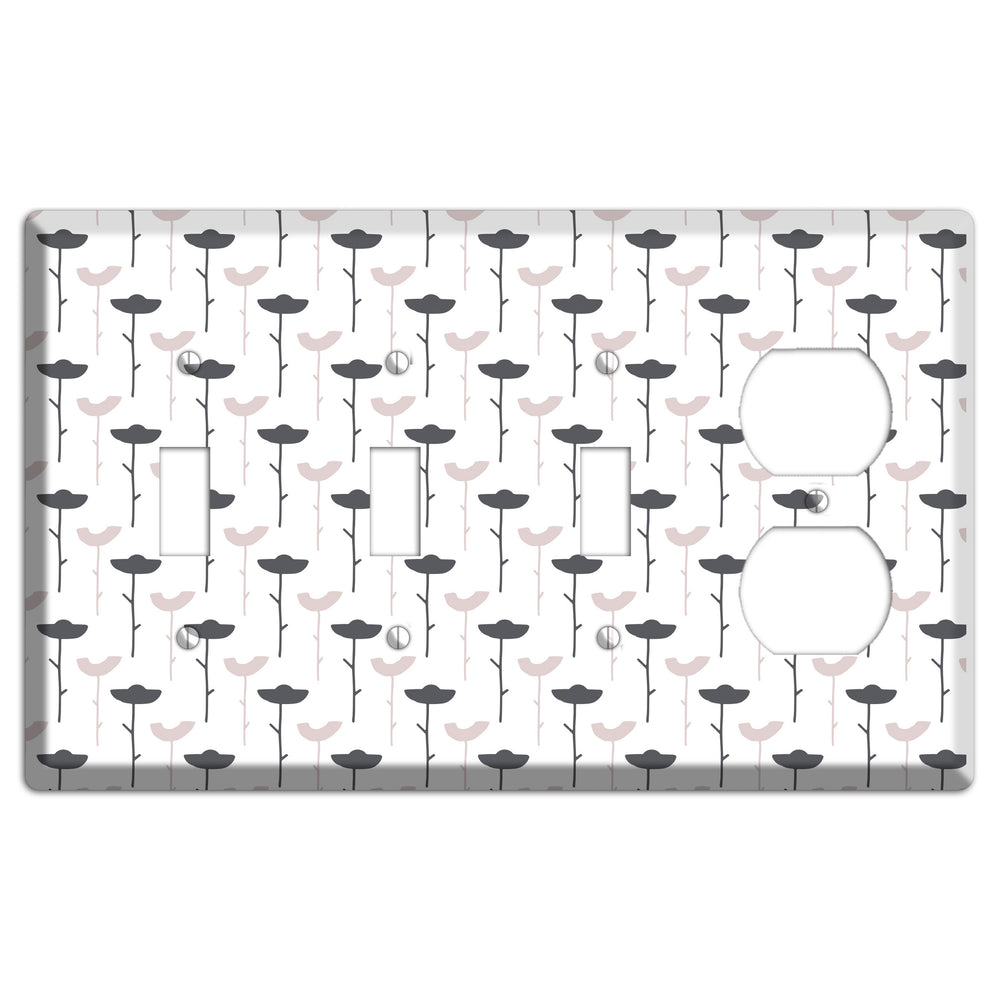 Abstract 6 3 Toggle / Duplex Wallplate