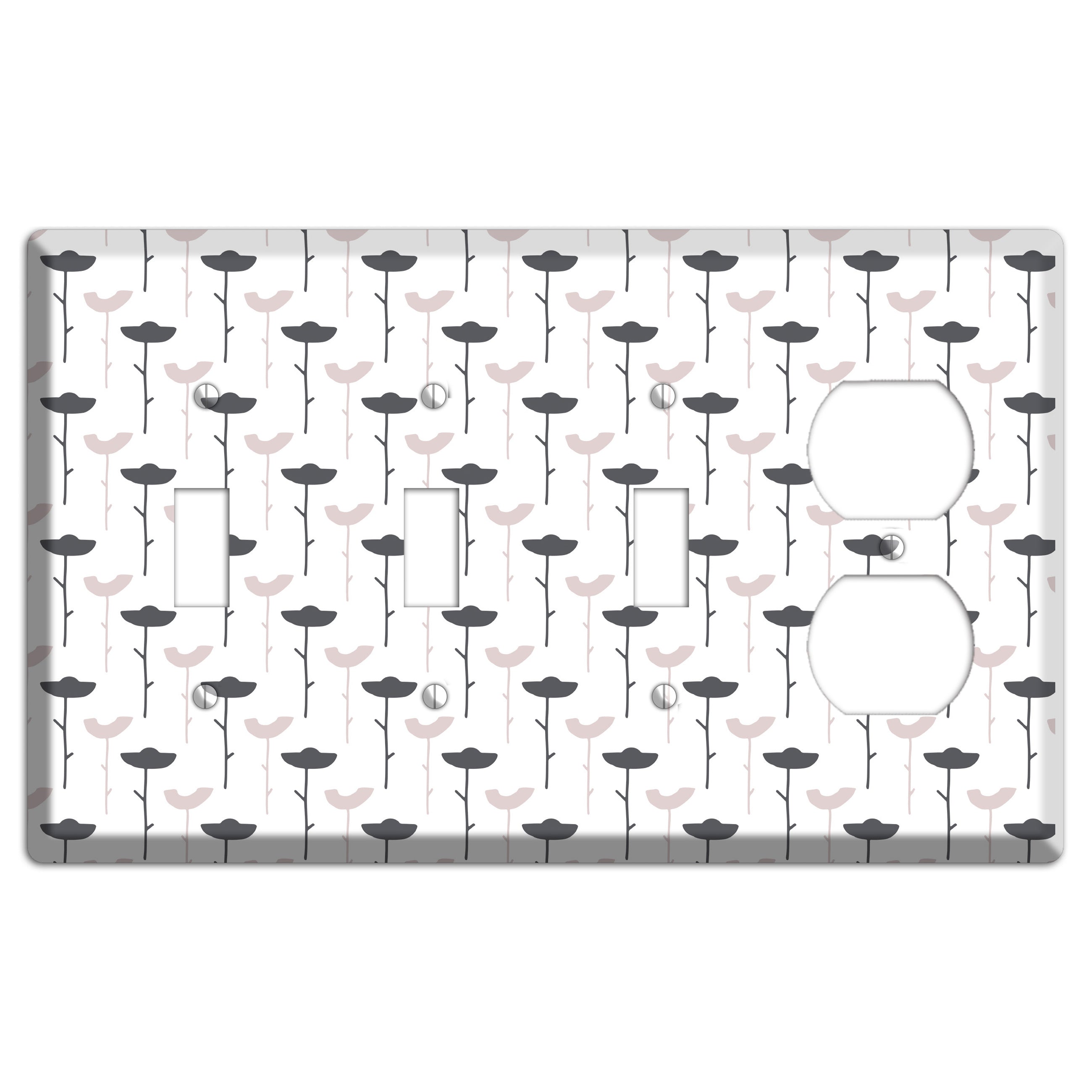 Abstract 6 3 Toggle / Duplex Wallplate
