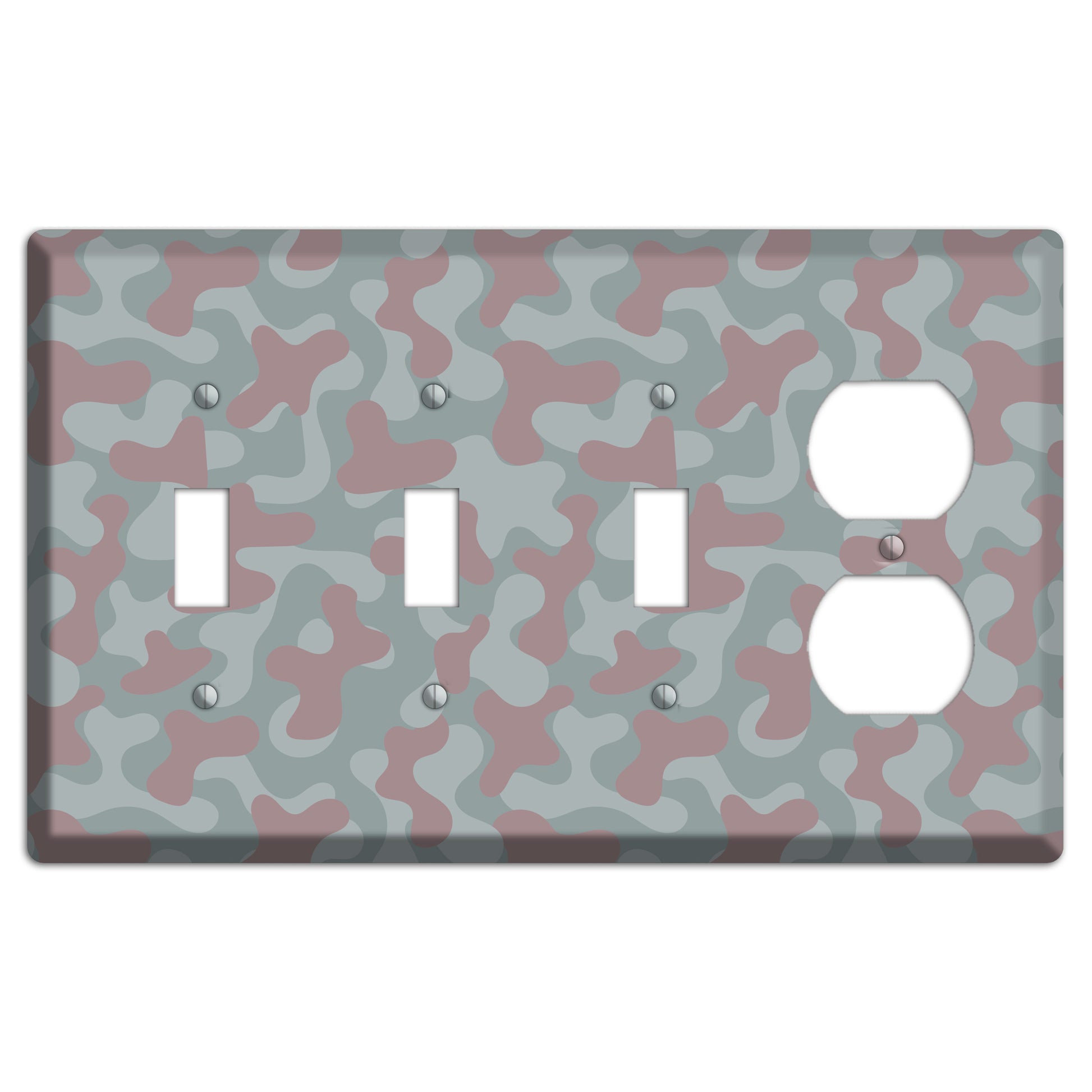 Afghanistan Blotch 1 Camo 3 Toggle / Duplex Wallplate