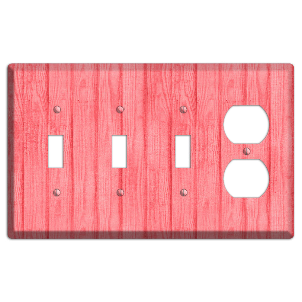 Geraldine Soft Coral 3 Toggle / Duplex Wallplate