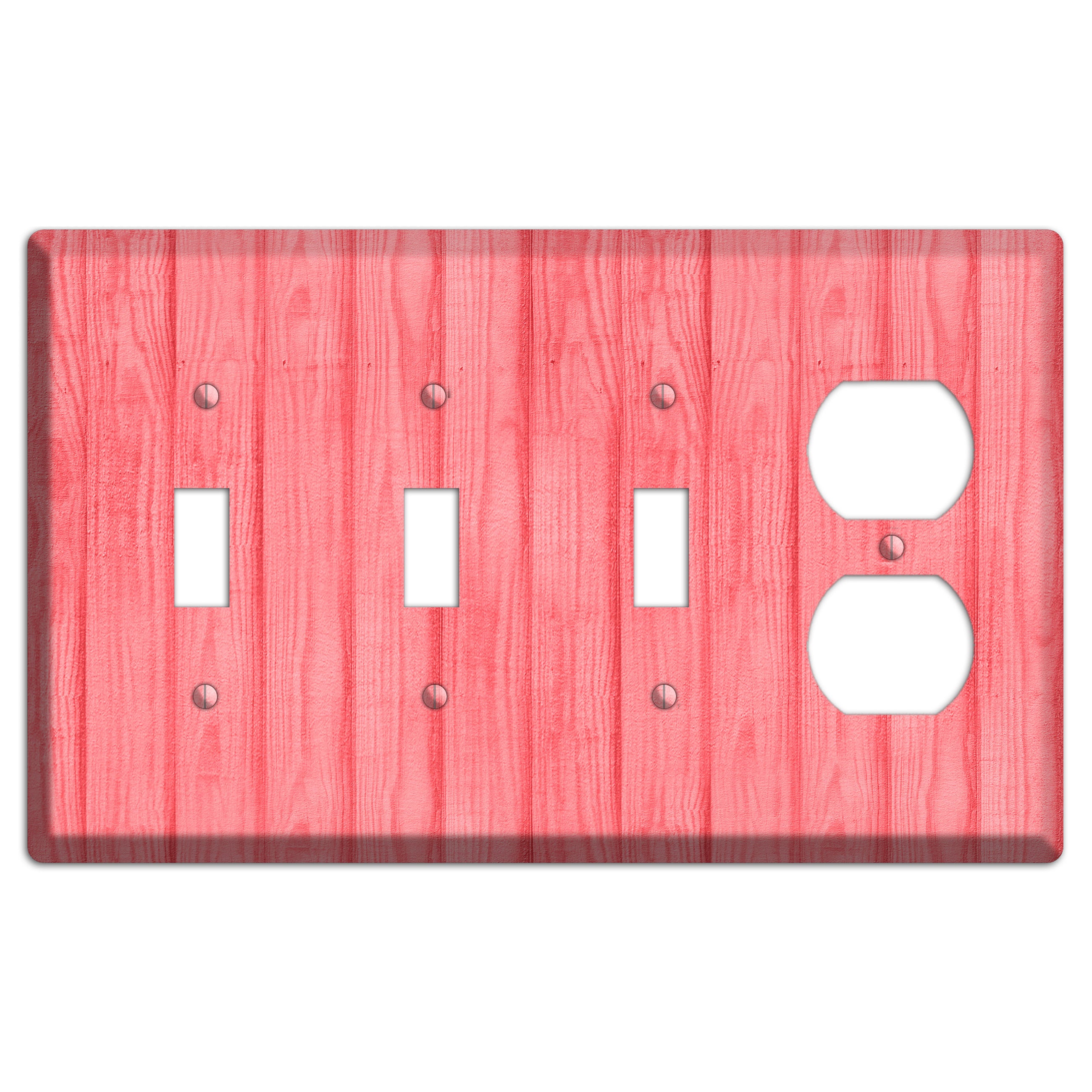 Geraldine Soft Coral 3 Toggle / Duplex Wallplate