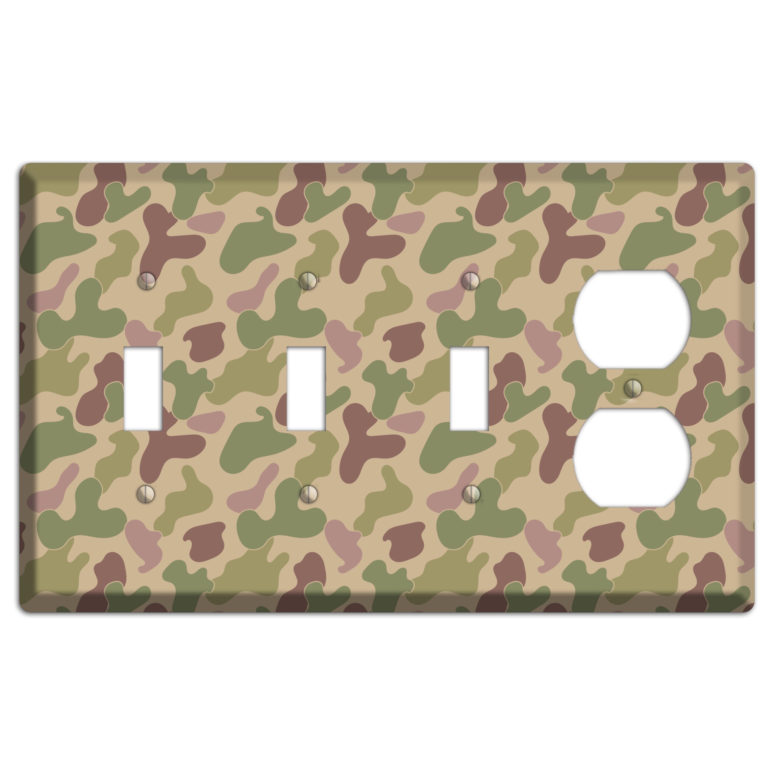 Pumpkin Kraft 3 Toggle / Duplex Wallplate