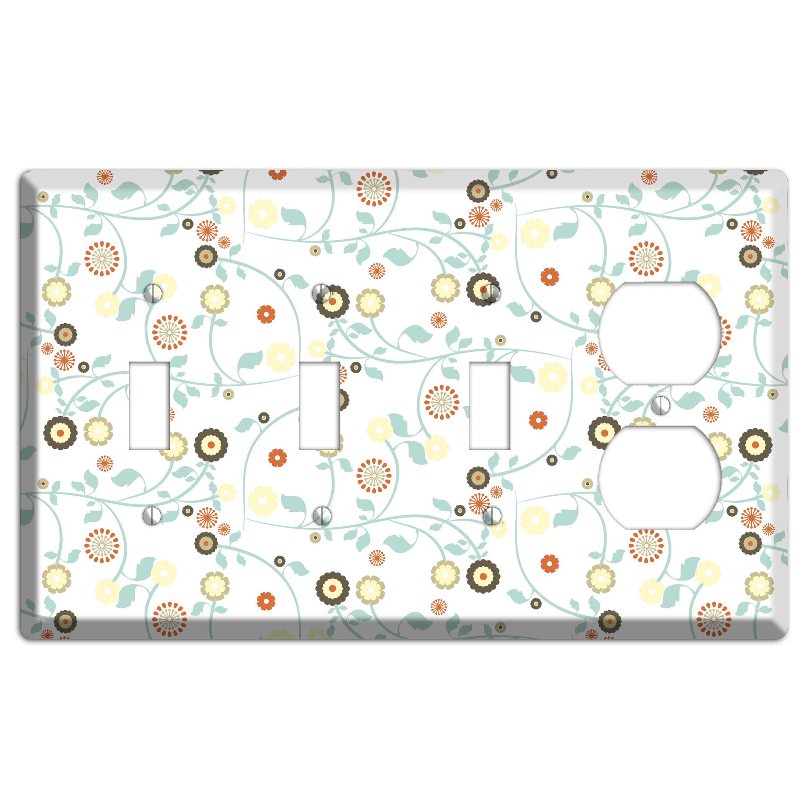 Cute Flowers 3 Toggle / Duplex Wallplate
