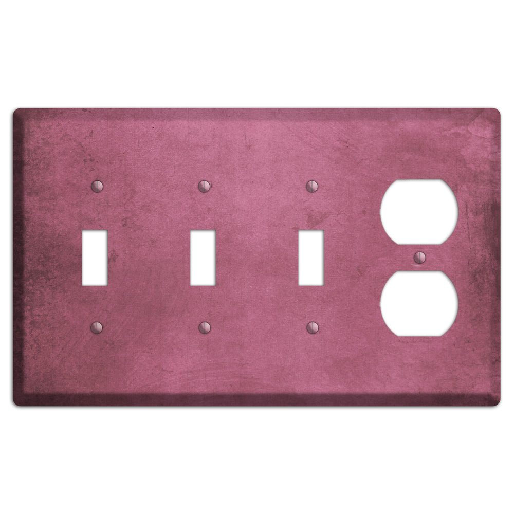 Coral Tree Vintage Grunge 3 Toggle / Duplex Wallplate