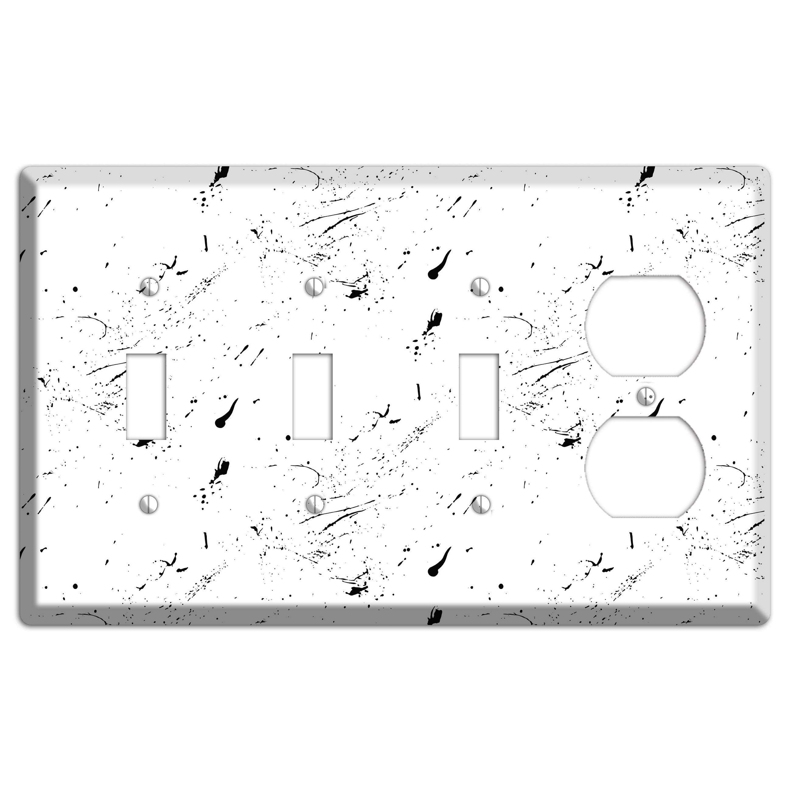 Ink Splash 1 3 Toggle / Duplex Wallplate