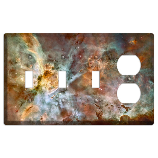 Star birth in the extreme 3 Toggle / Duplex Wallplate