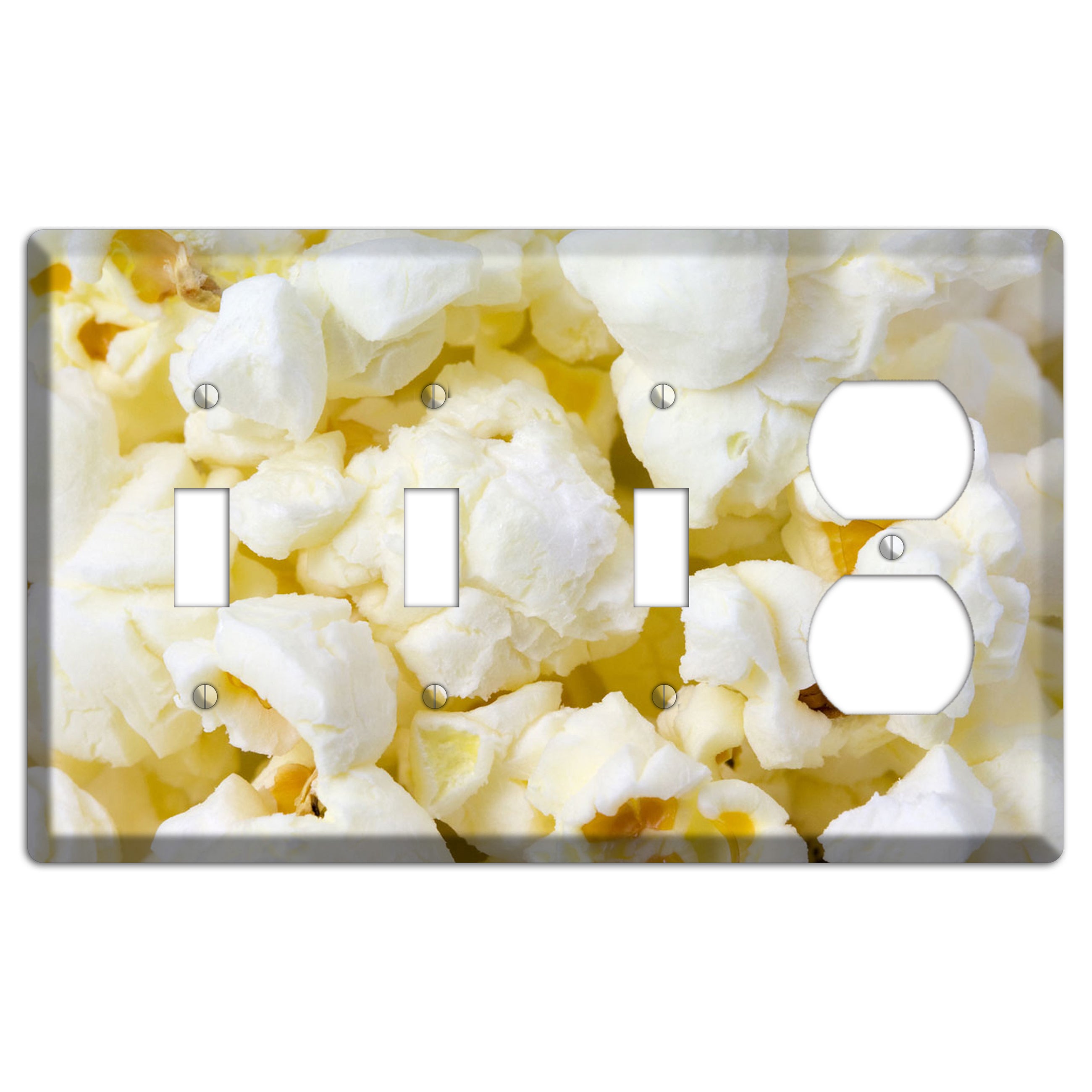 Popcorn 3 Toggle / Duplex Wallplate