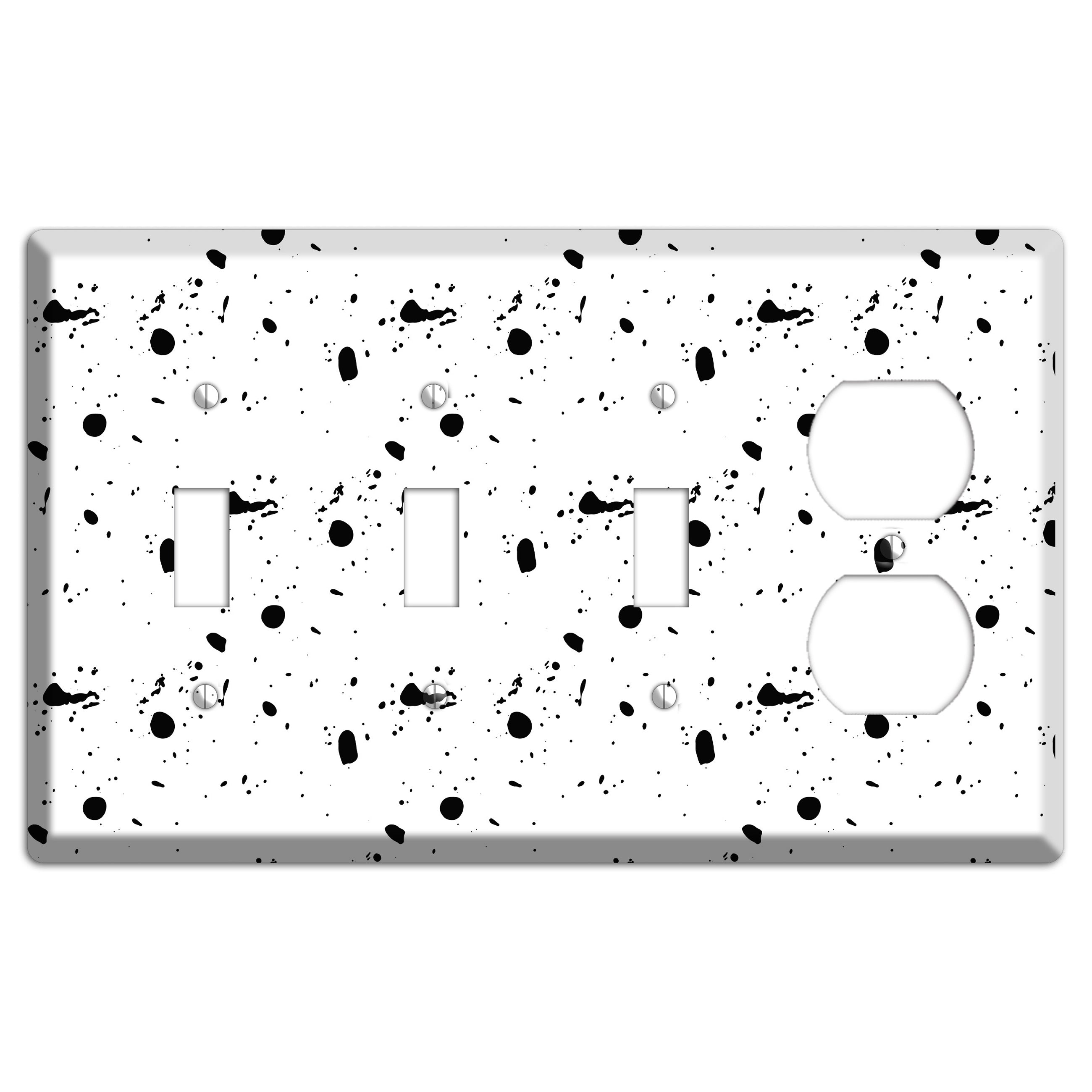 Ink Drops 3 3 Toggle / Duplex Wallplate