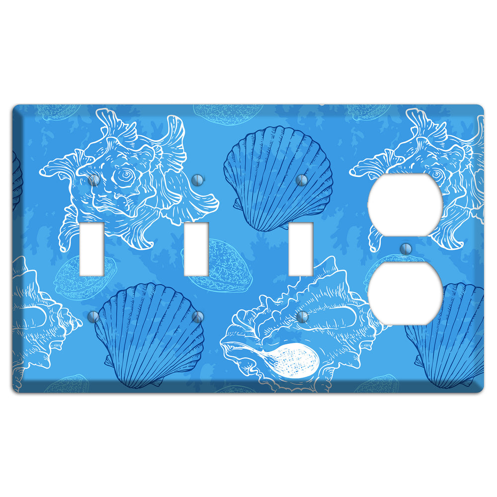 Shells 3 3 Toggle / Duplex Wallplate