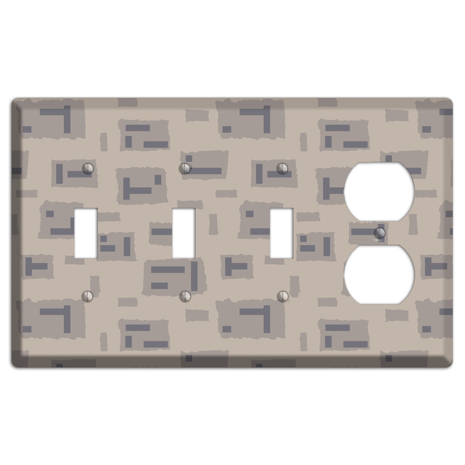 Urban Mout Camo 3 Toggle / Duplex Wallplate