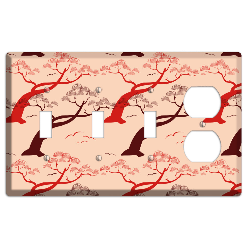 Asian Trees 3 Toggle / Duplex Wallplate