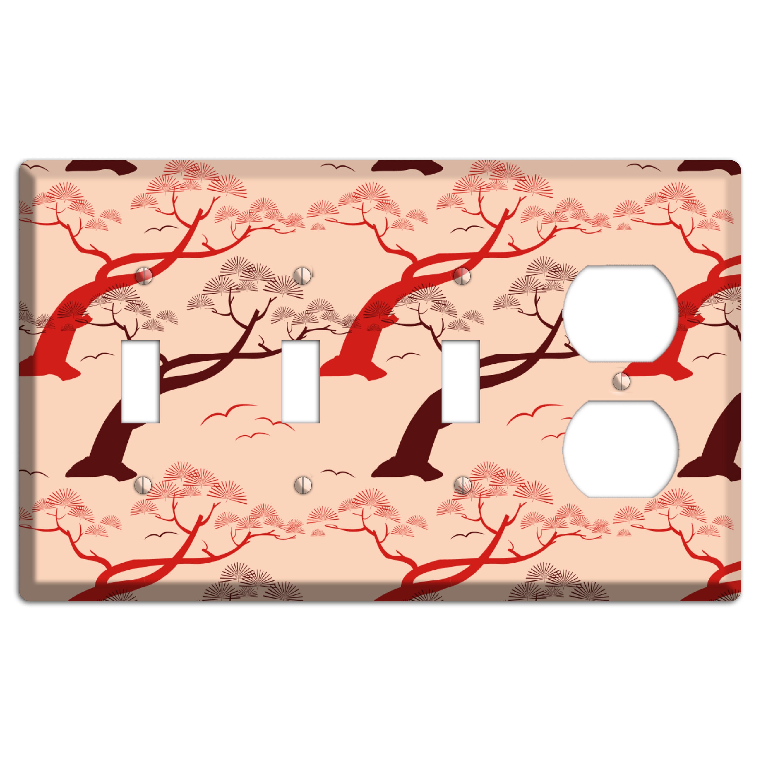 Asian Trees 3 Toggle / Duplex Wallplate