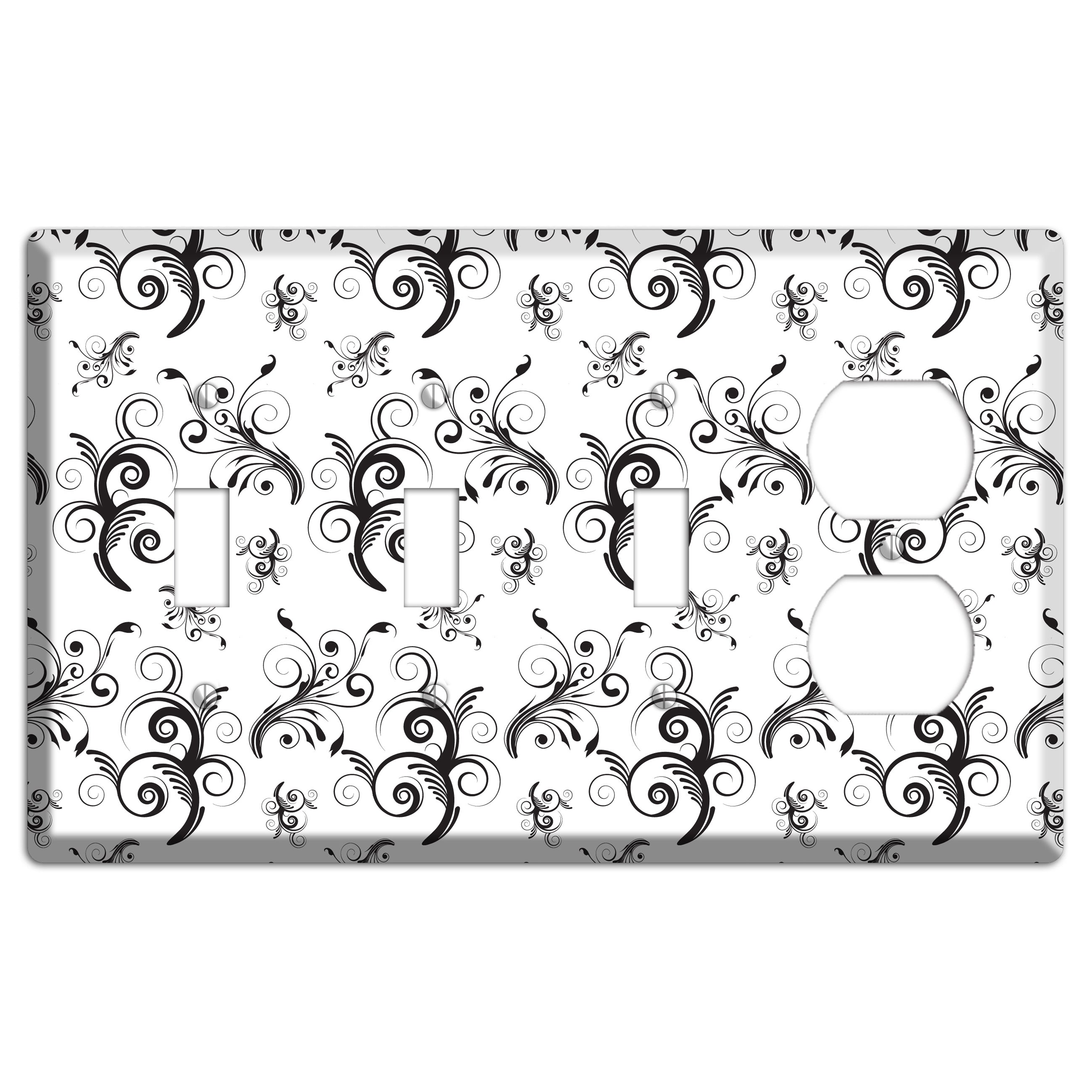 Scrolled Toile 3 Toggle / Duplex Wallplate