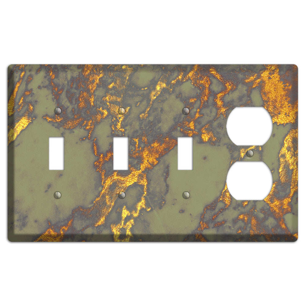 Gurkha Marble 3 Toggle / Duplex Wallplate