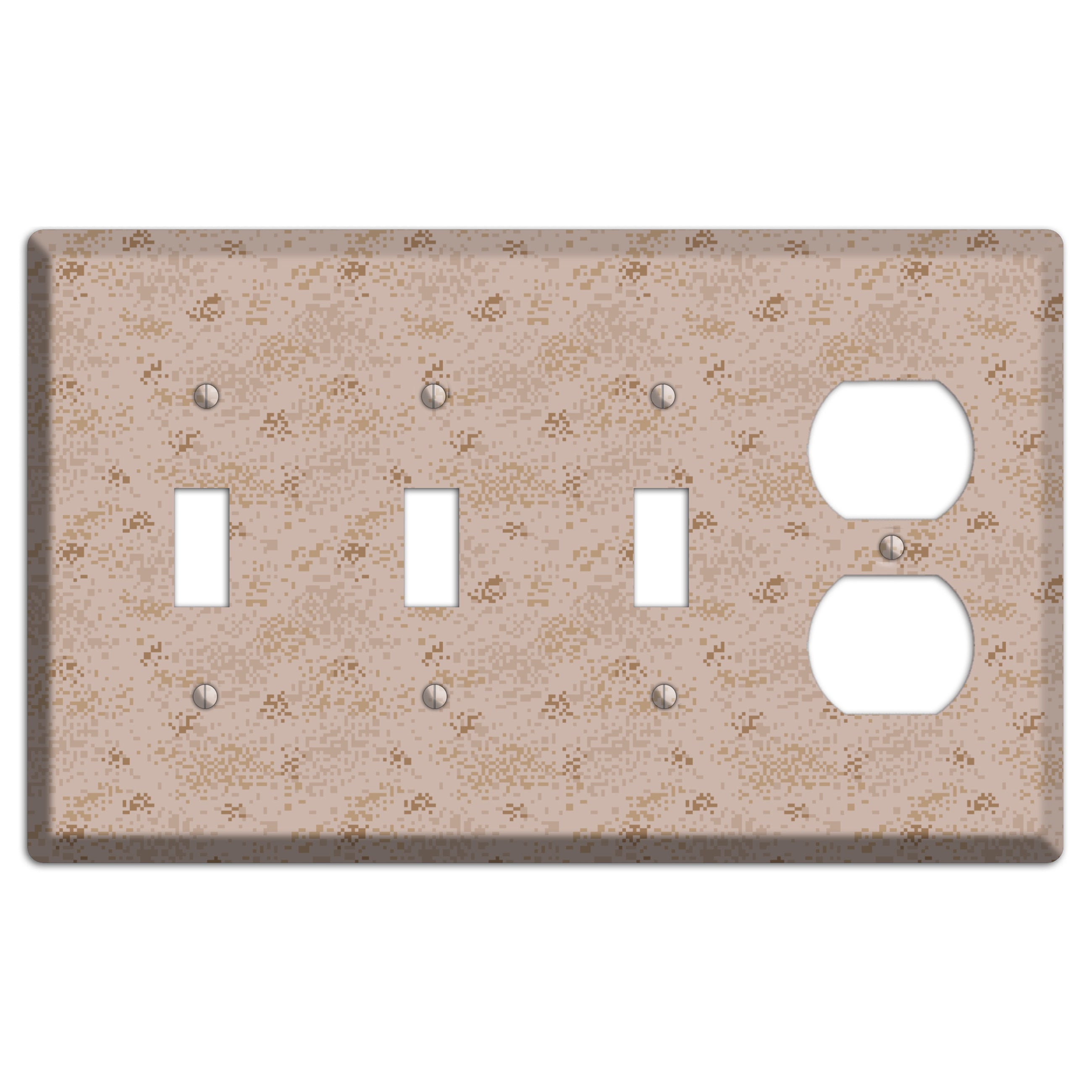 Marpat Desert Camo 3 Toggle / Duplex Wallplate