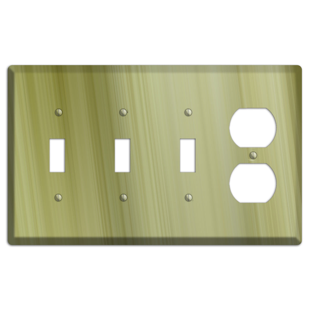 Olive Ray of Light 3 Toggle / Duplex Wallplate