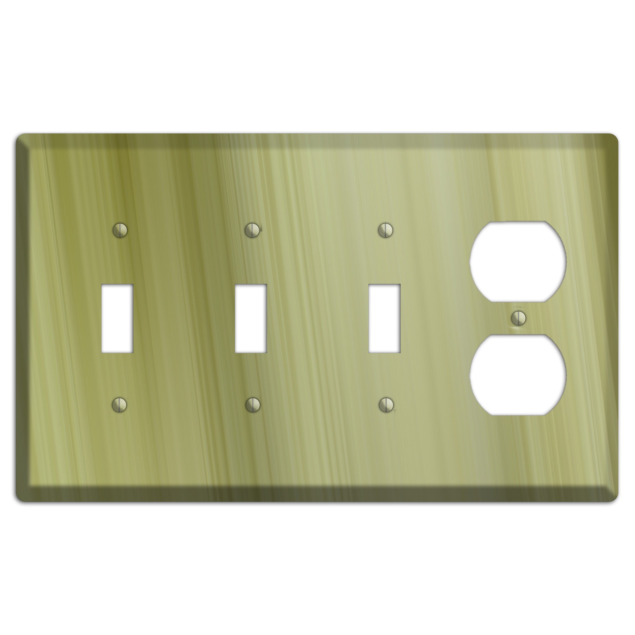 Olive Ray of Light 3 Toggle / Duplex Wallplate