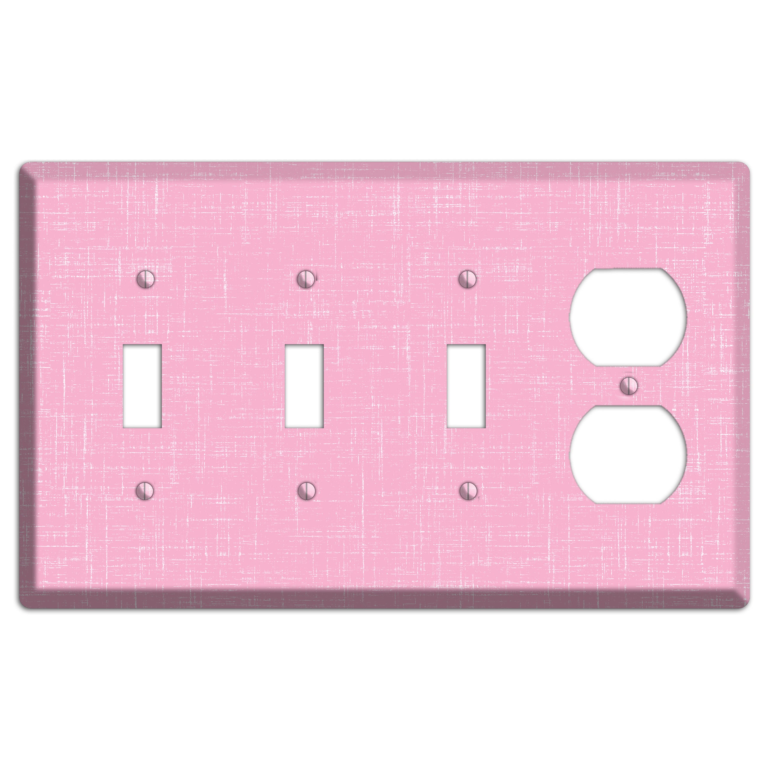 Chantilly Pink Texture 3 Toggle / Duplex Wallplate