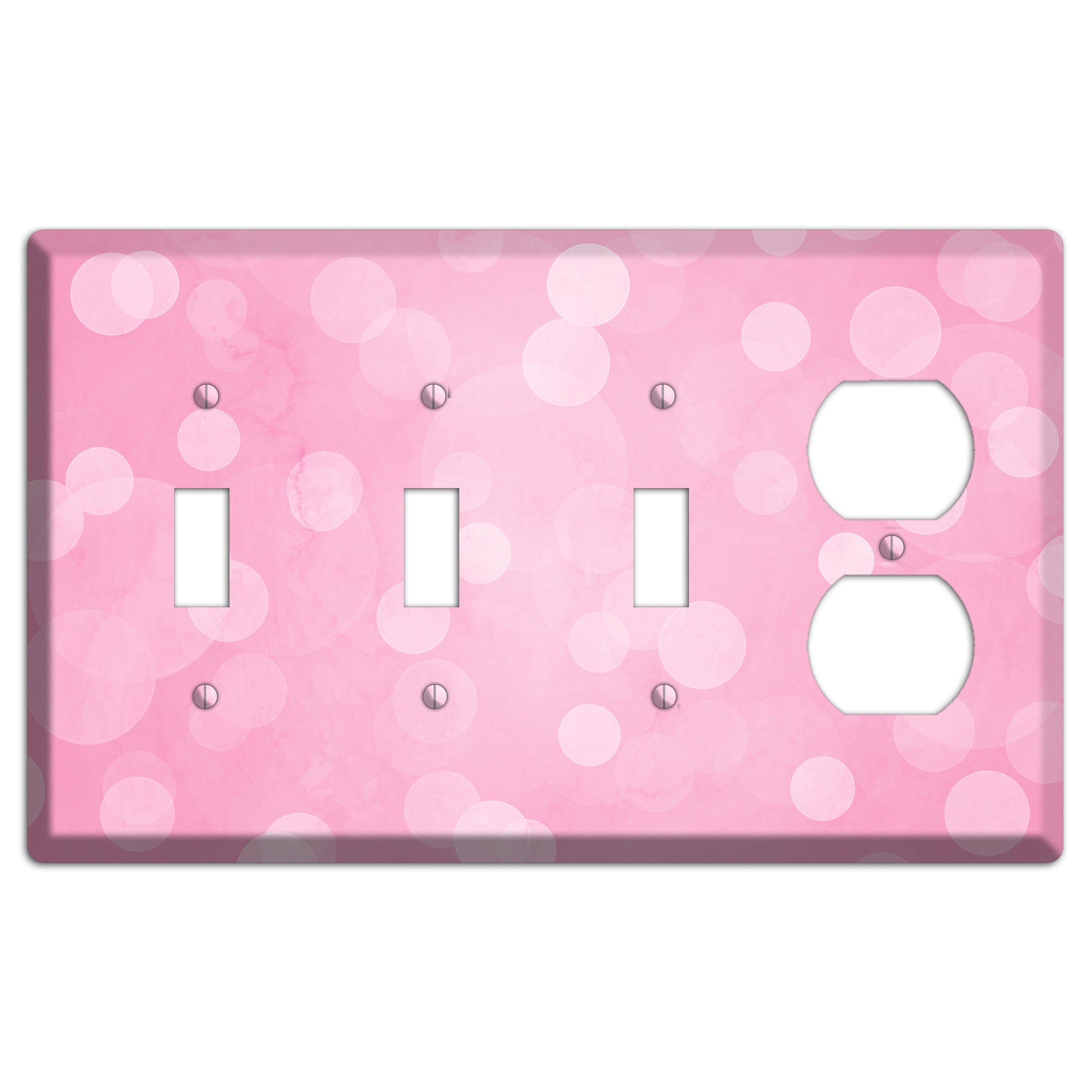 purple Pizzaz Pink Texture 3 Toggle / Duplex Wallplate