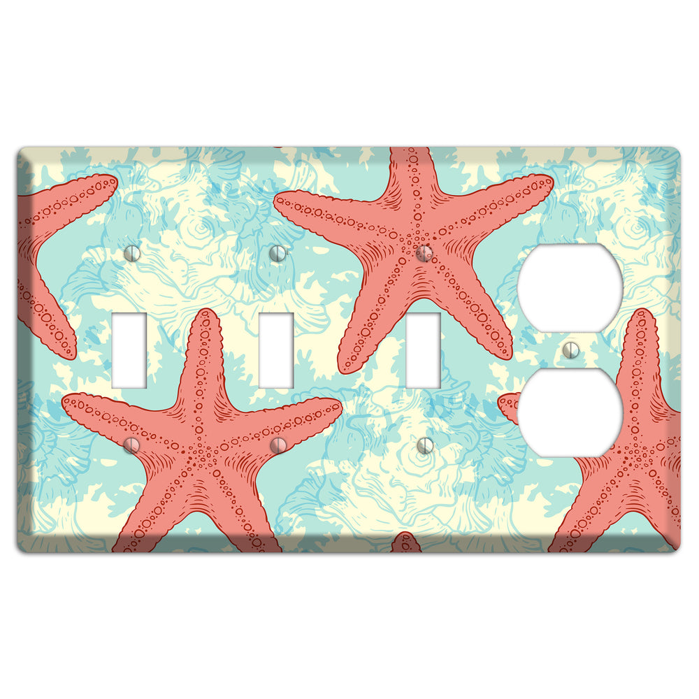 Shells 6 3 Toggle / Duplex Wallplate