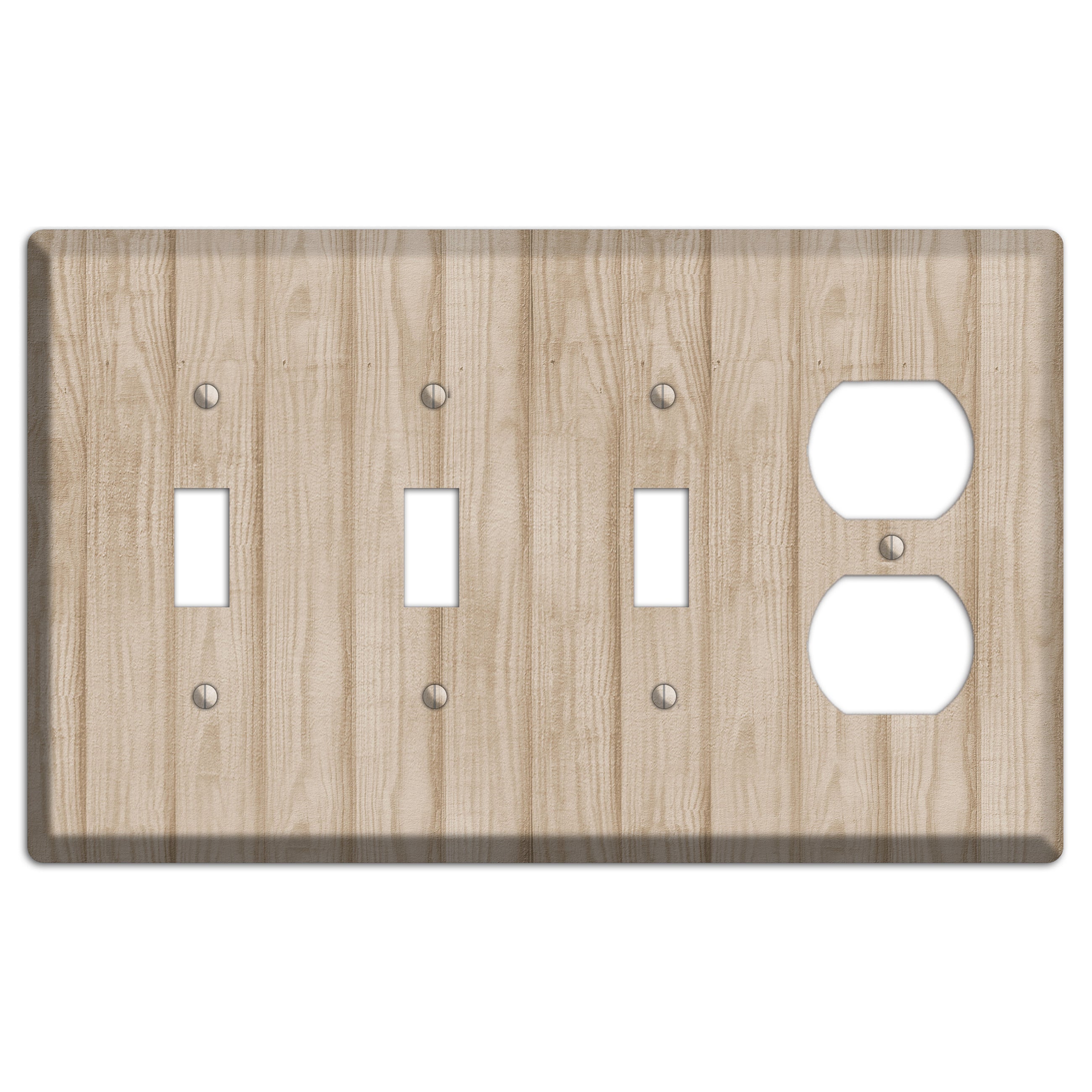 Indian Khaki Neutral Texture 3 Toggle / Duplex Wallplate