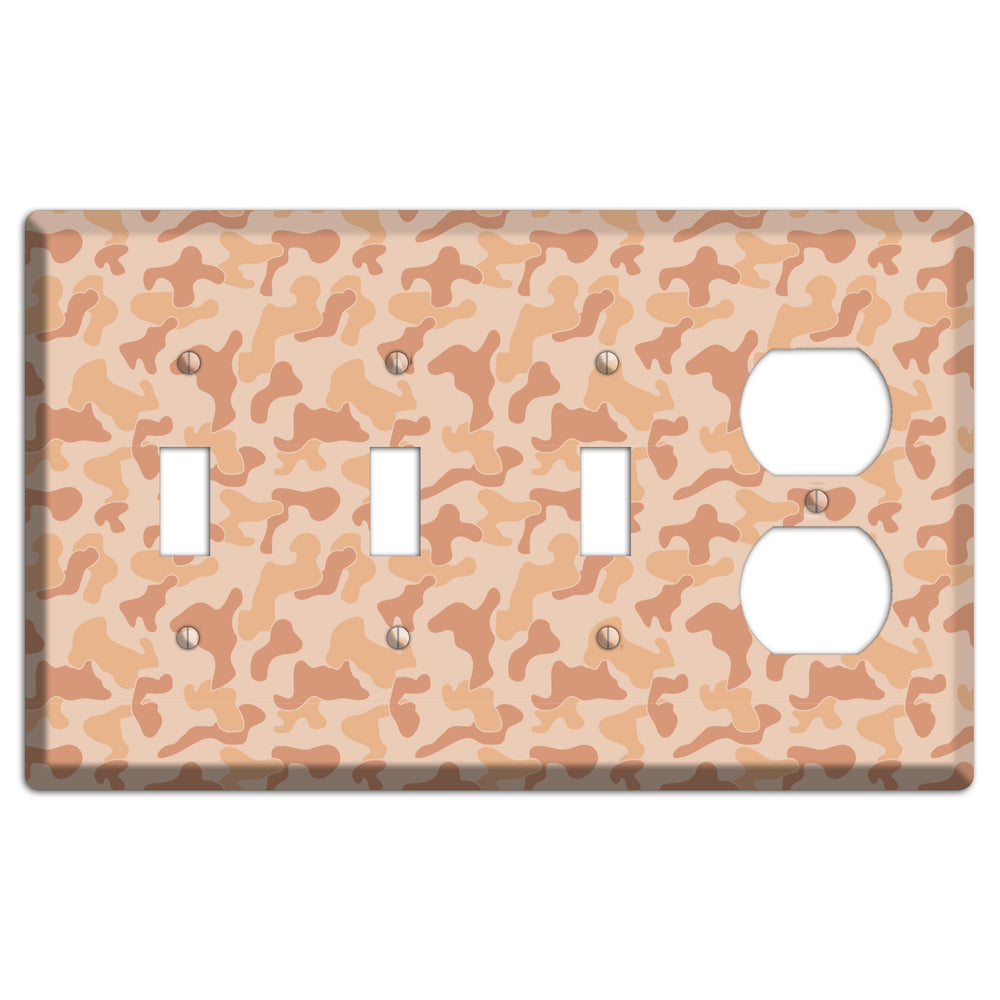 Beach Camo 3 Toggle / Duplex Wallplate