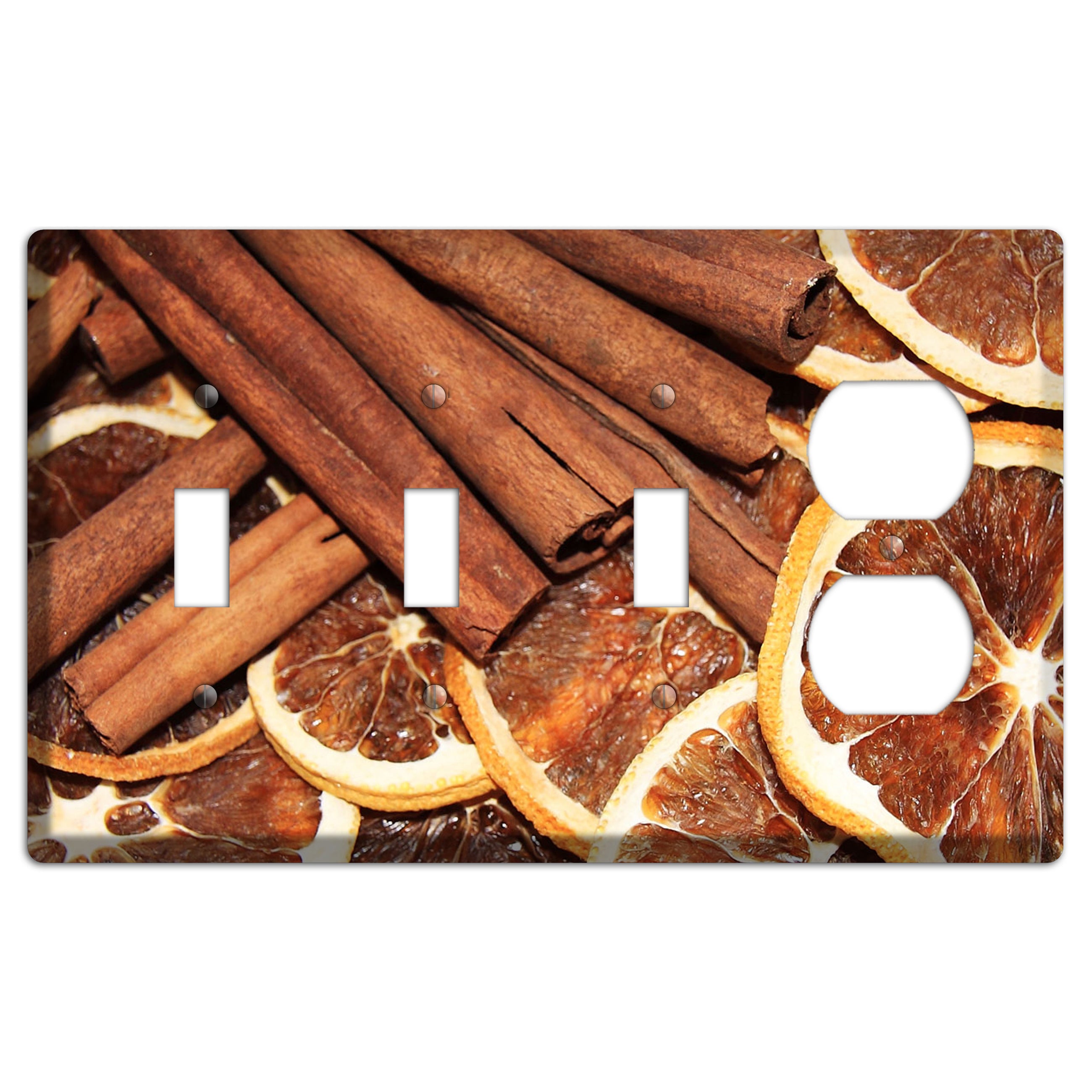 Cinnamon 3 Toggle / Duplex Wallplate