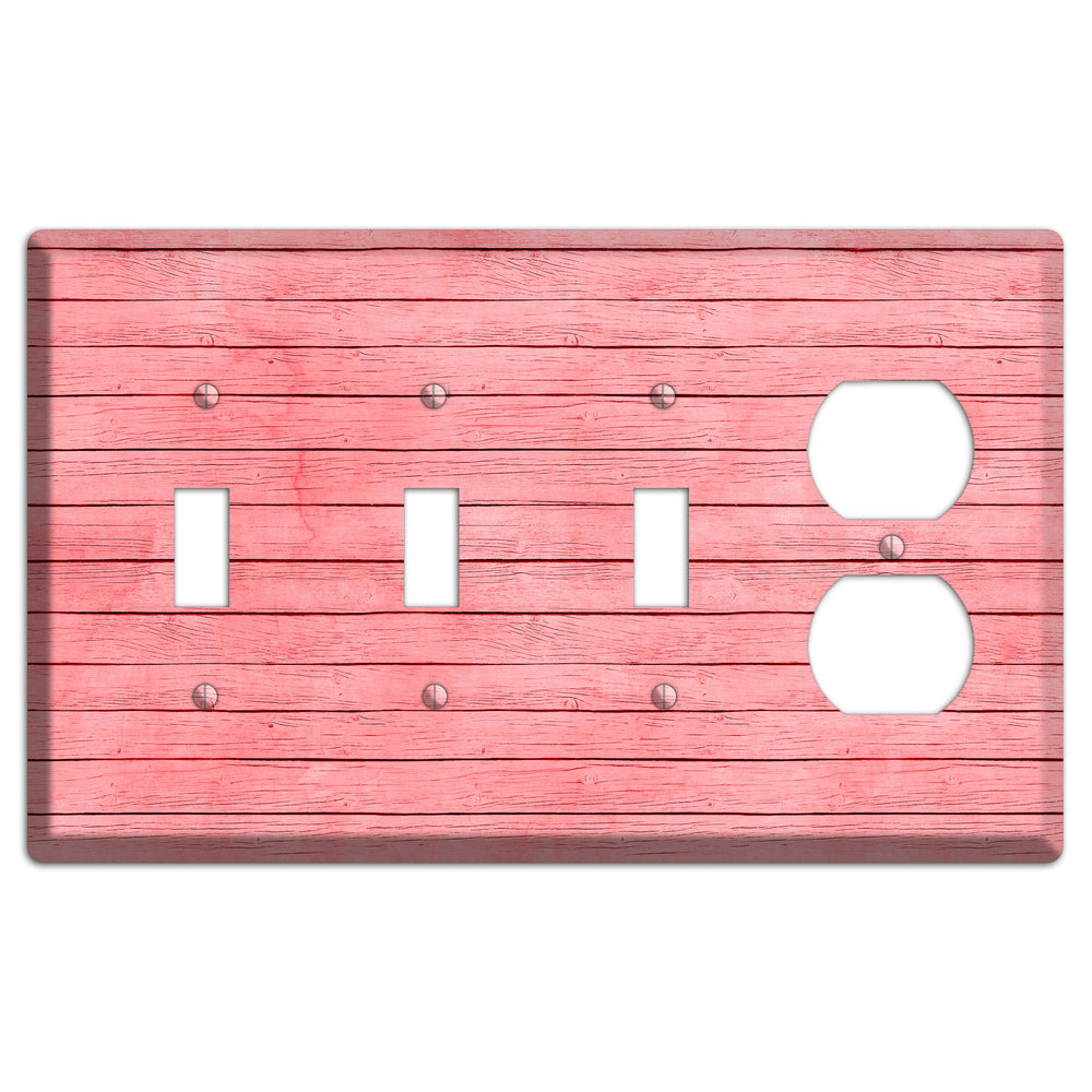 Sea Pink Soft Coral 3 Toggle / Duplex Wallplate