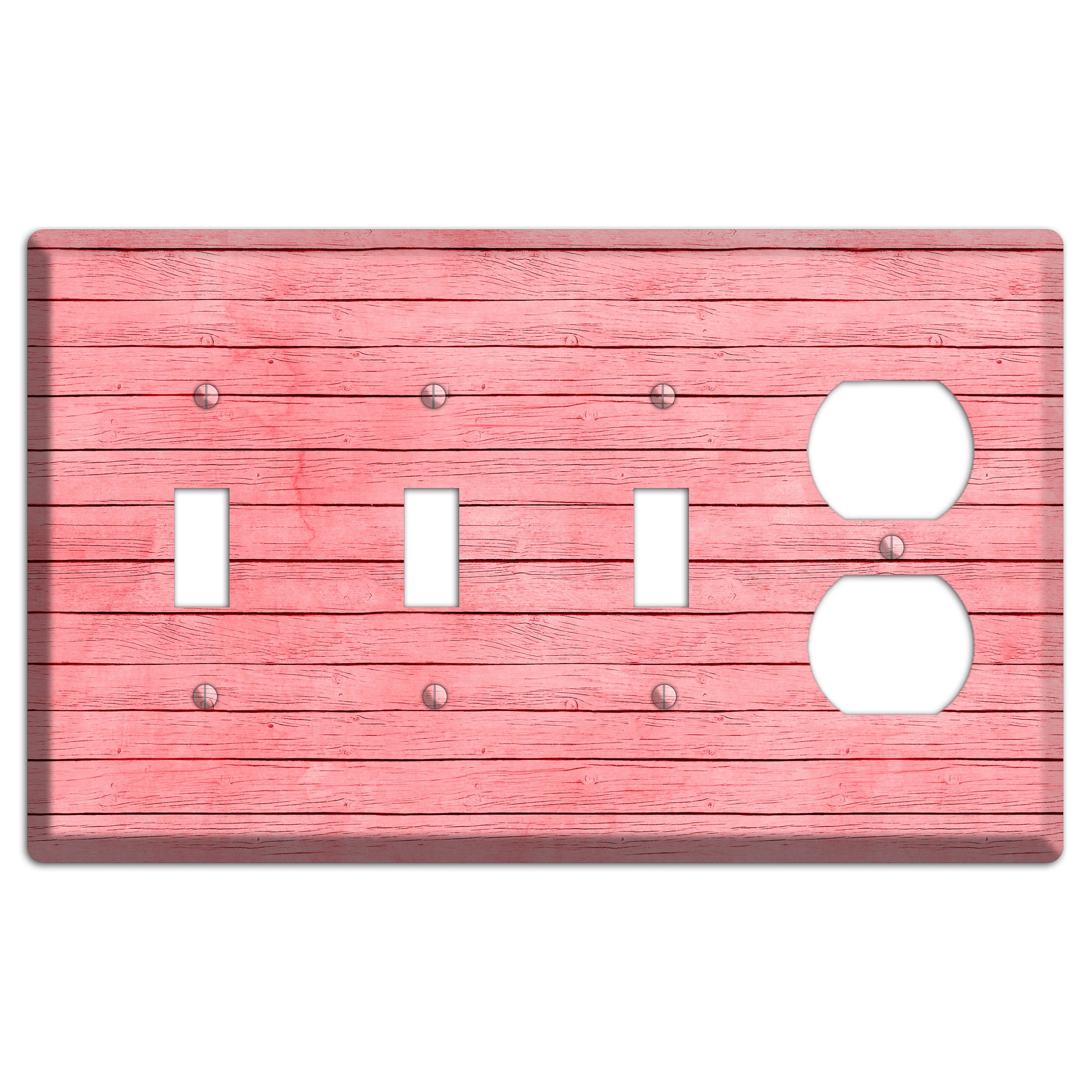 Sea Pink Soft Coral 3 Toggle / Duplex Wallplate