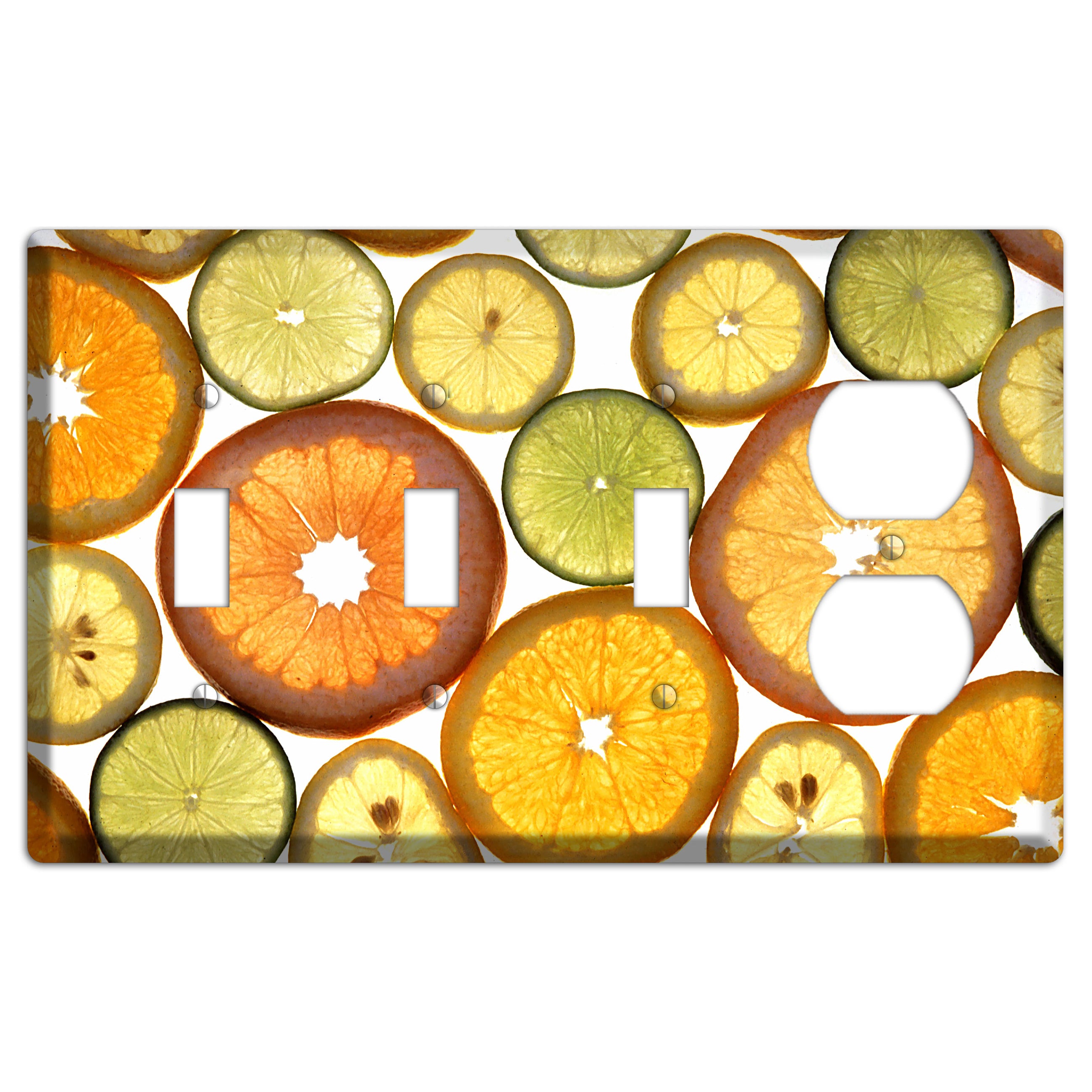 Fruit 3 Toggle / Duplex Wallplate