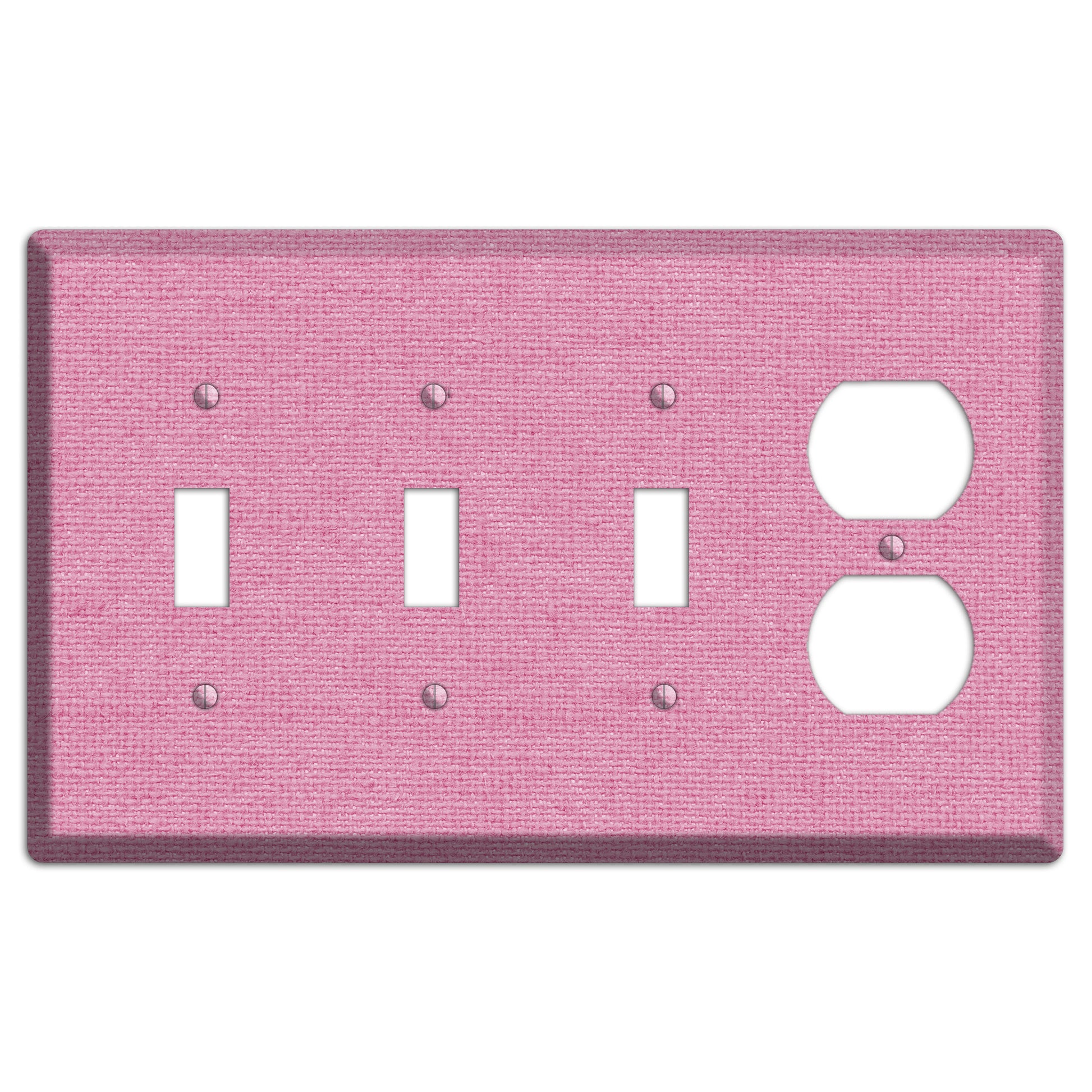 Gamboge Pink Texture 3 Toggle / Duplex Wallplate
