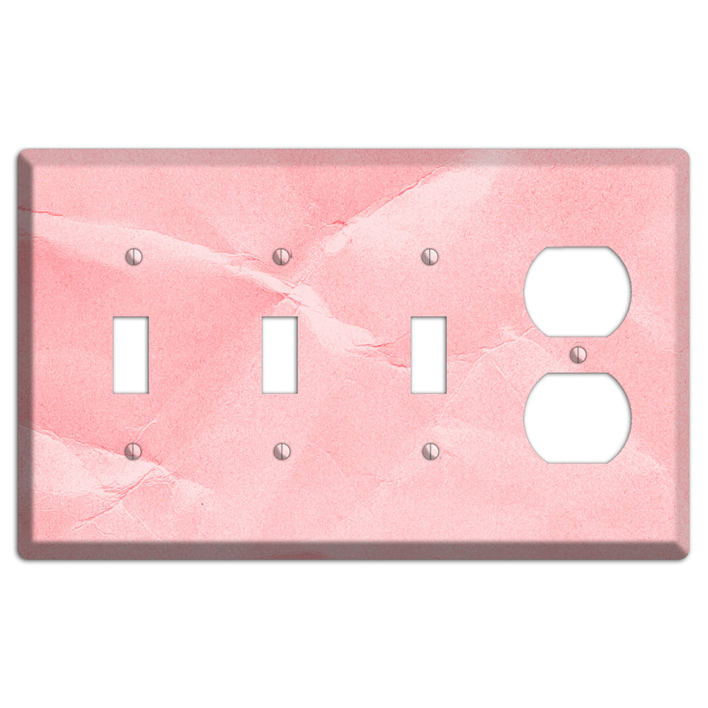 Pink Soft Coral 3 Toggle / Duplex Wallplate