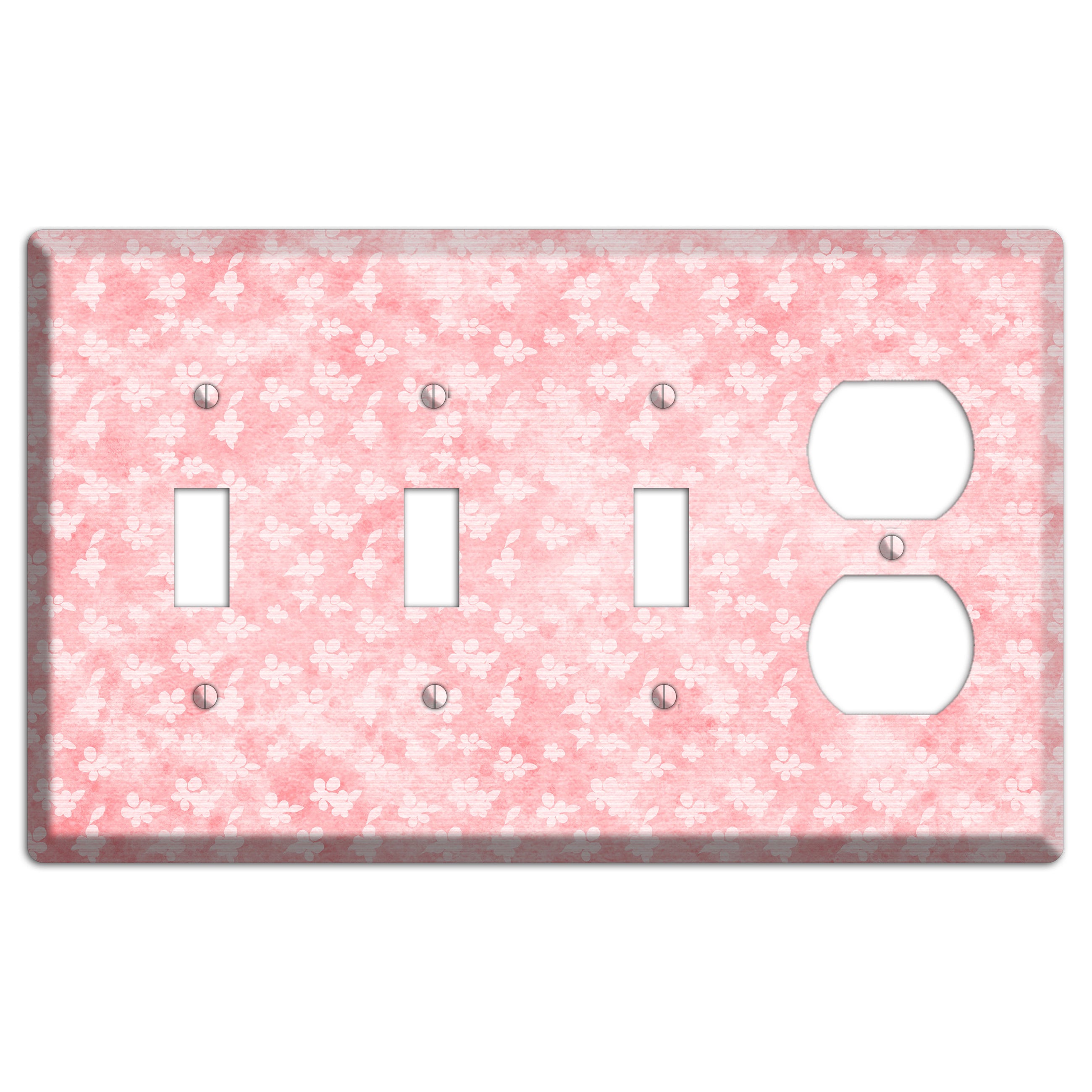 Abbey Soft Coral 3 Toggle / Duplex Wallplate