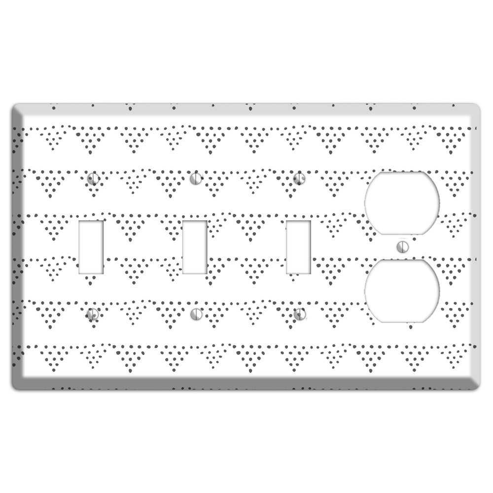 Abstract 16 3 Toggle / Duplex Wallplate