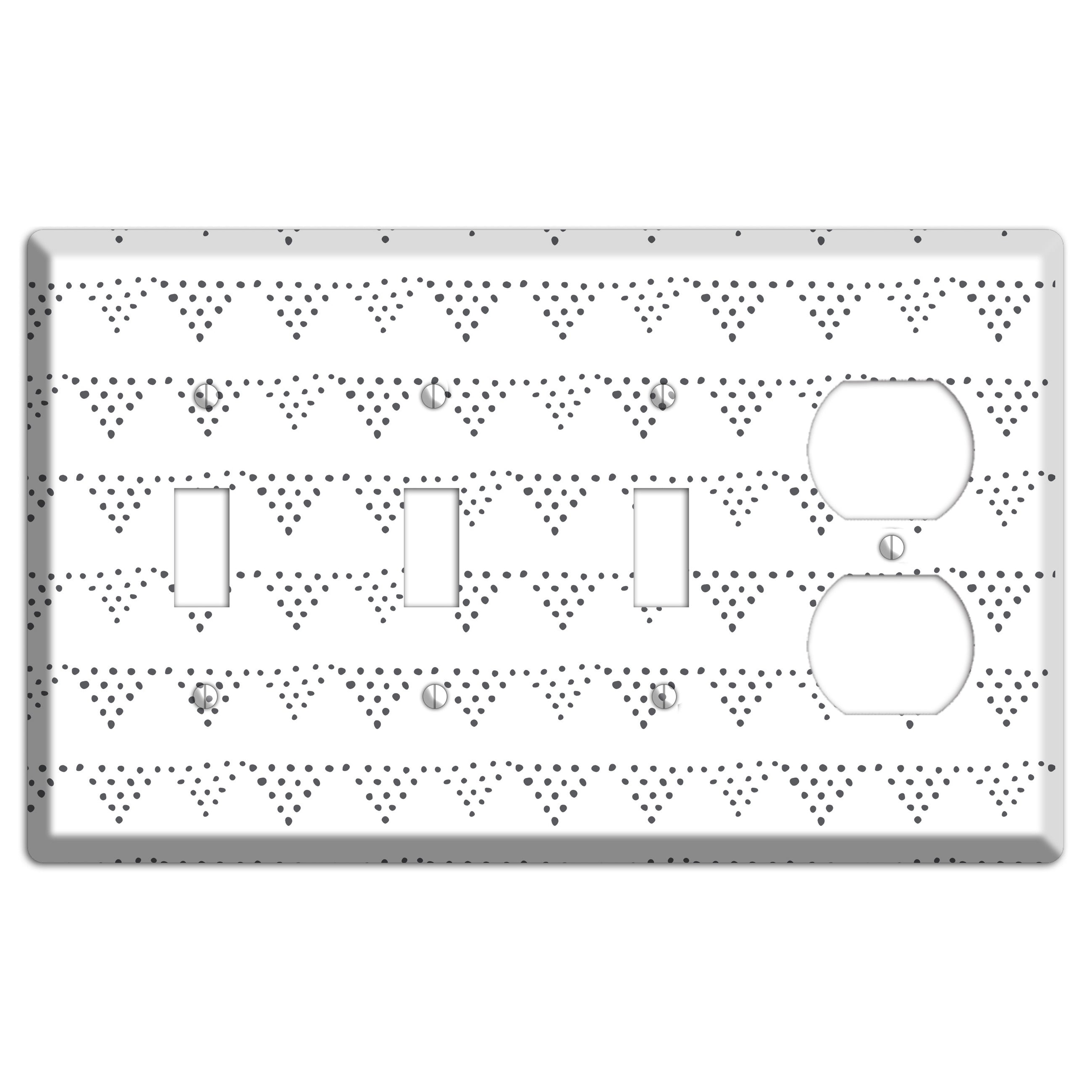Abstract 16 3 Toggle / Duplex Wallplate