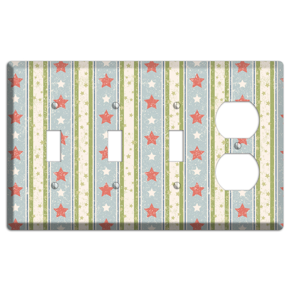 Christmas Morning 3 Toggle / Duplex Wallplate