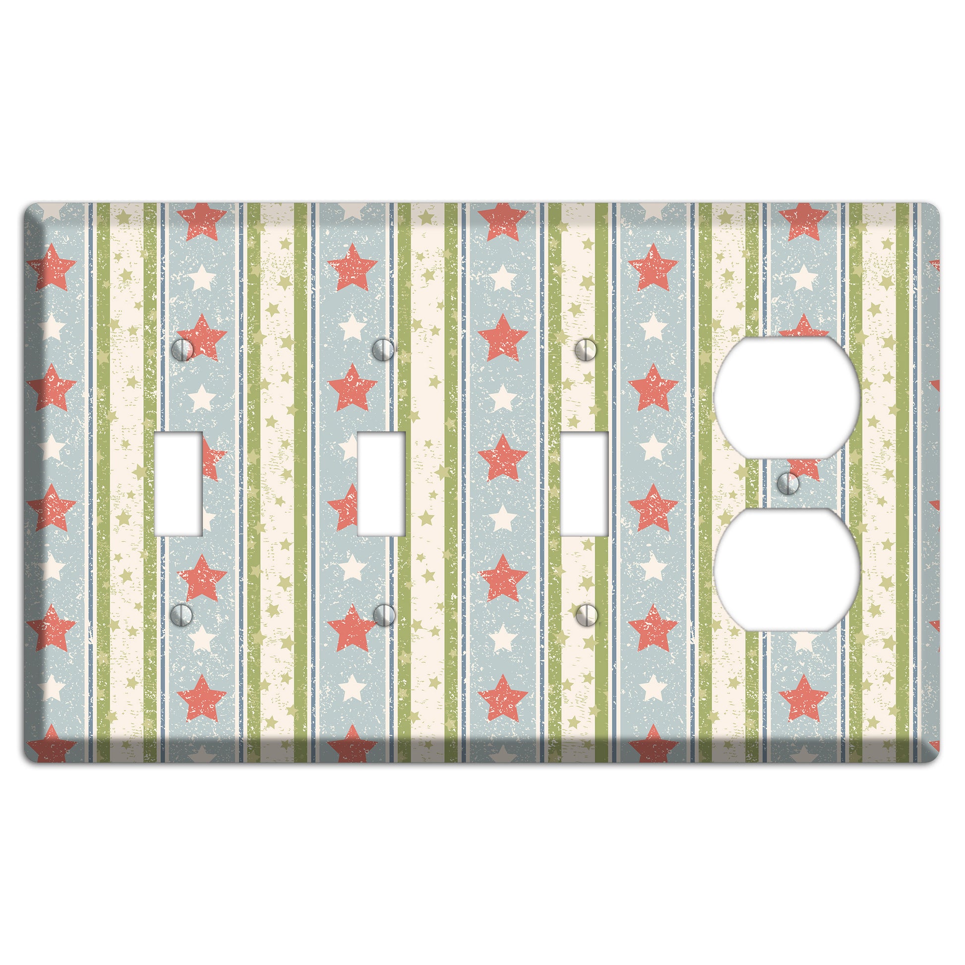 Christmas Morning 3 Toggle / Duplex Wallplate