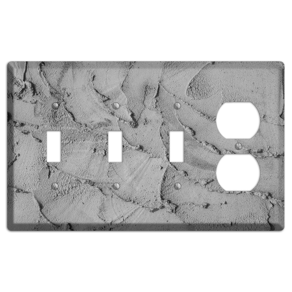 Plaster 8 3 Toggle / Duplex Wallplate