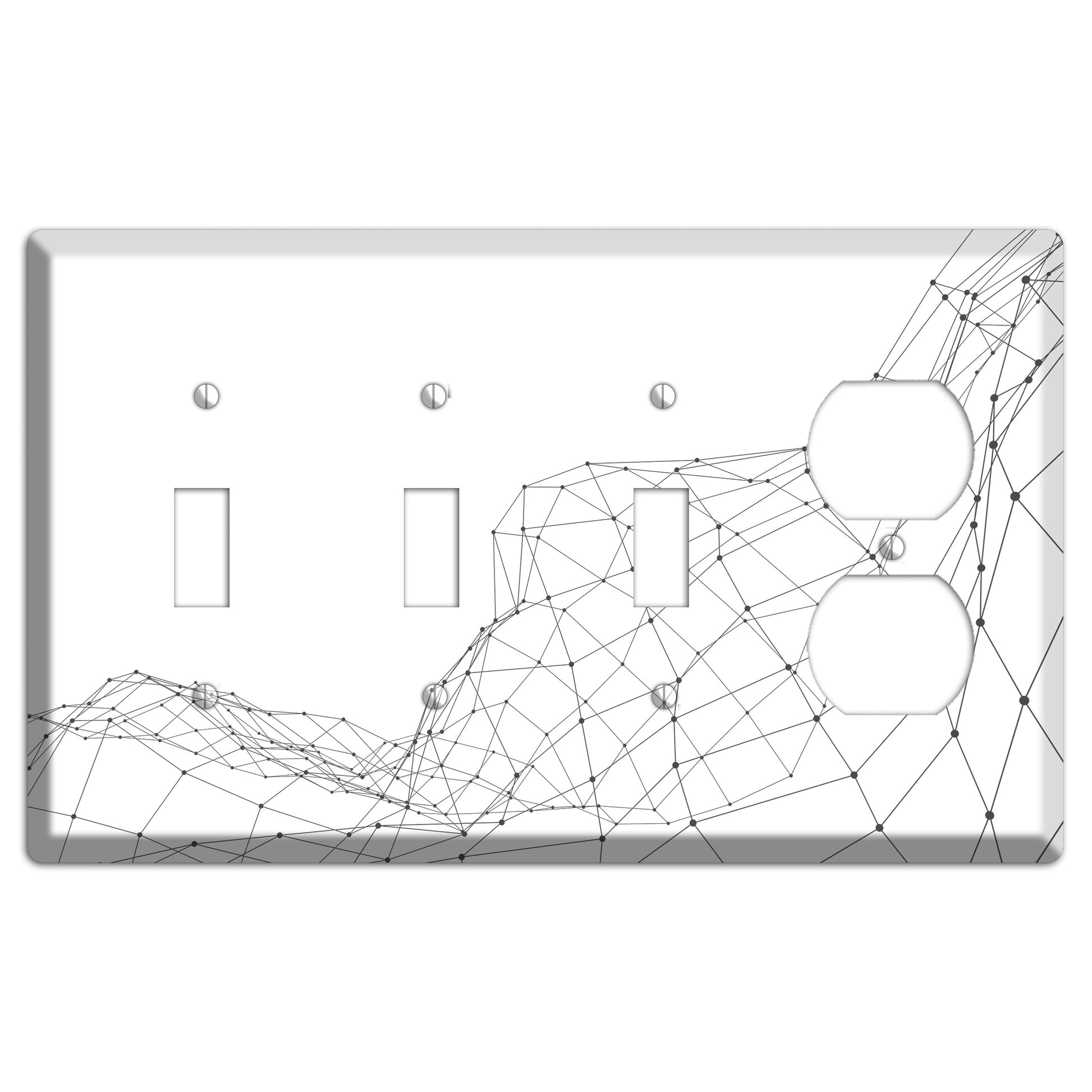 Linear H 3 Toggle / Duplex Wallplate