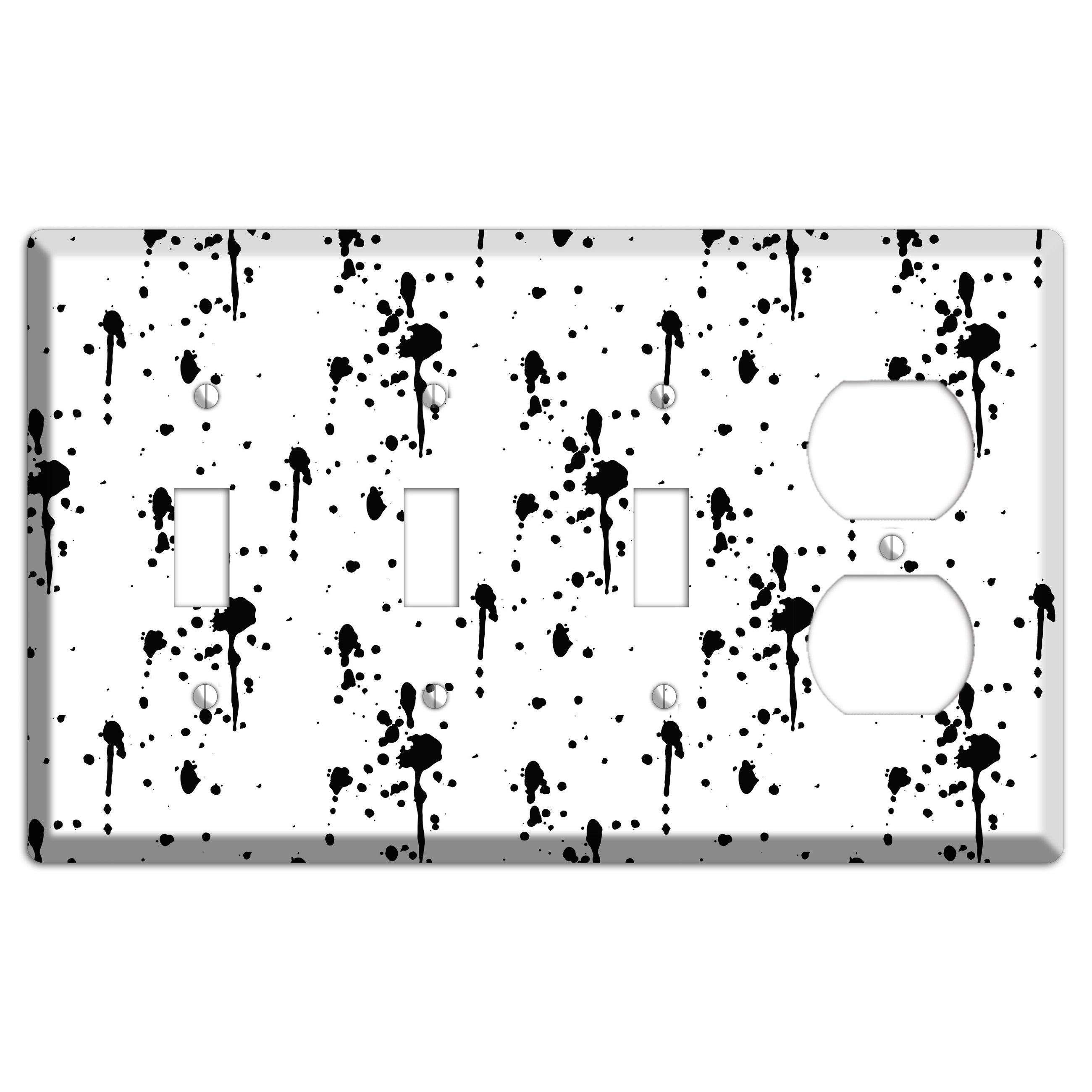 Ink Drips 7 3 Toggle / Duplex Wallplate