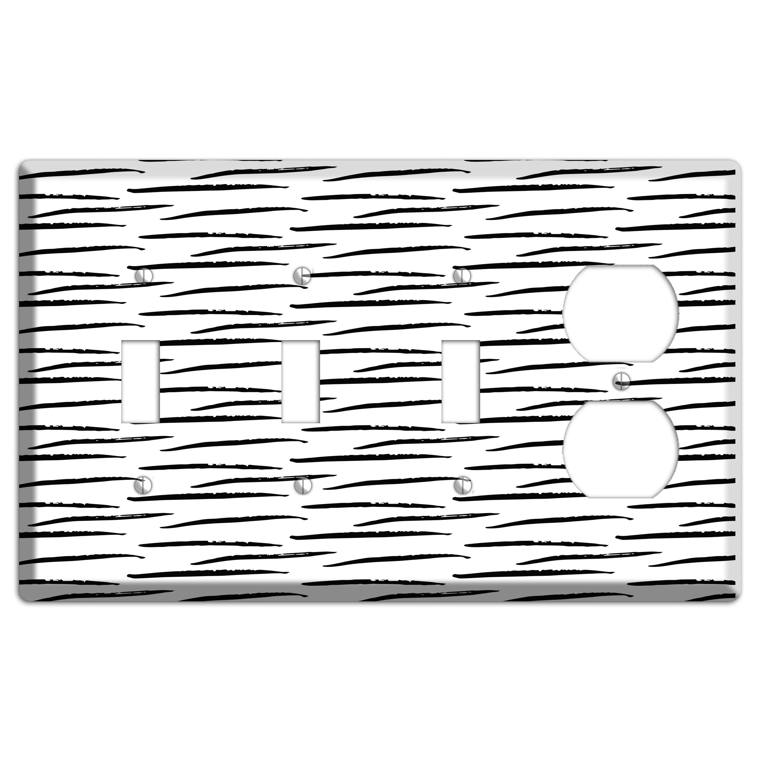 Ink Brushstrokes 9 3 Toggle / Duplex Wallplate
