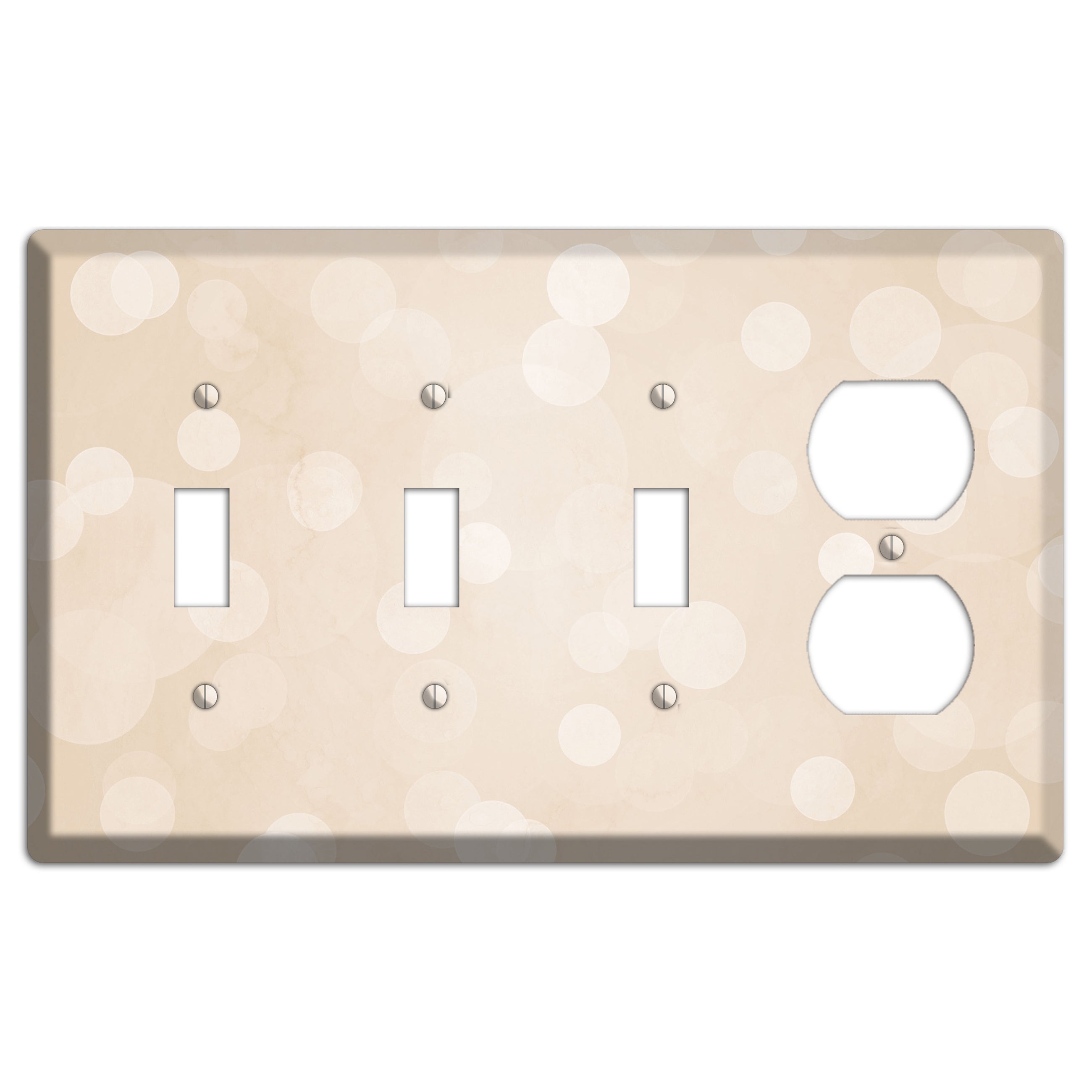 Parchment Neutral Texture 3 Toggle / Duplex Wallplate