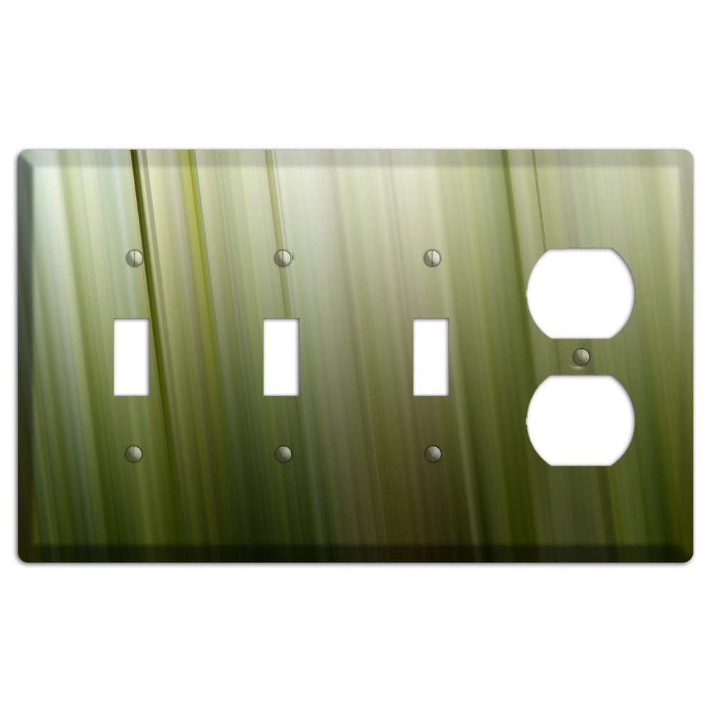 Olive Ray of Light 2 3 Toggle / Duplex Wallplate