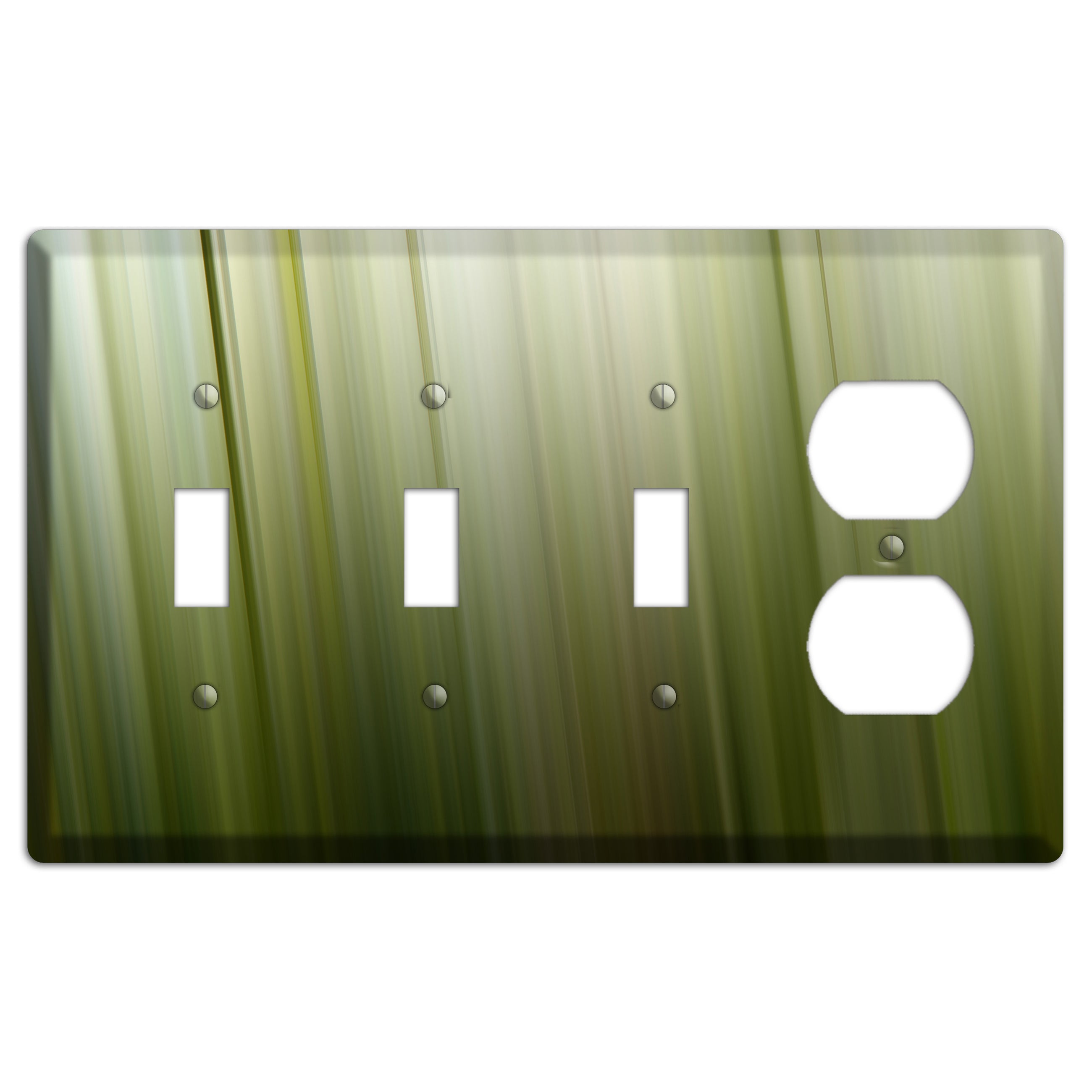 Olive Ray of Light 2 3 Toggle / Duplex Wallplate