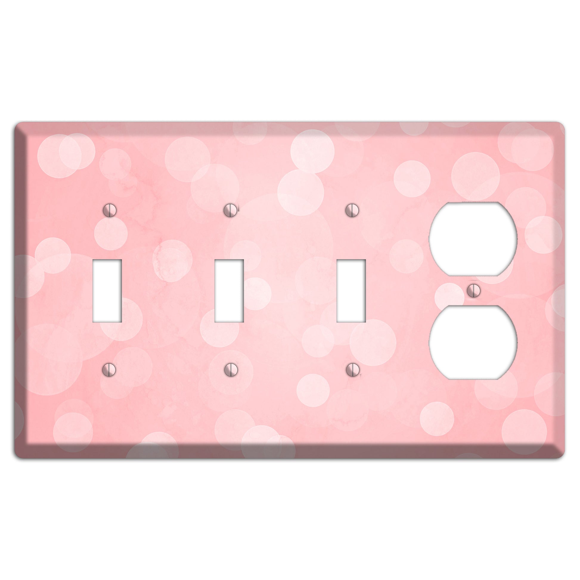 Supernova Soft Coral 3 Toggle / Duplex Wallplate