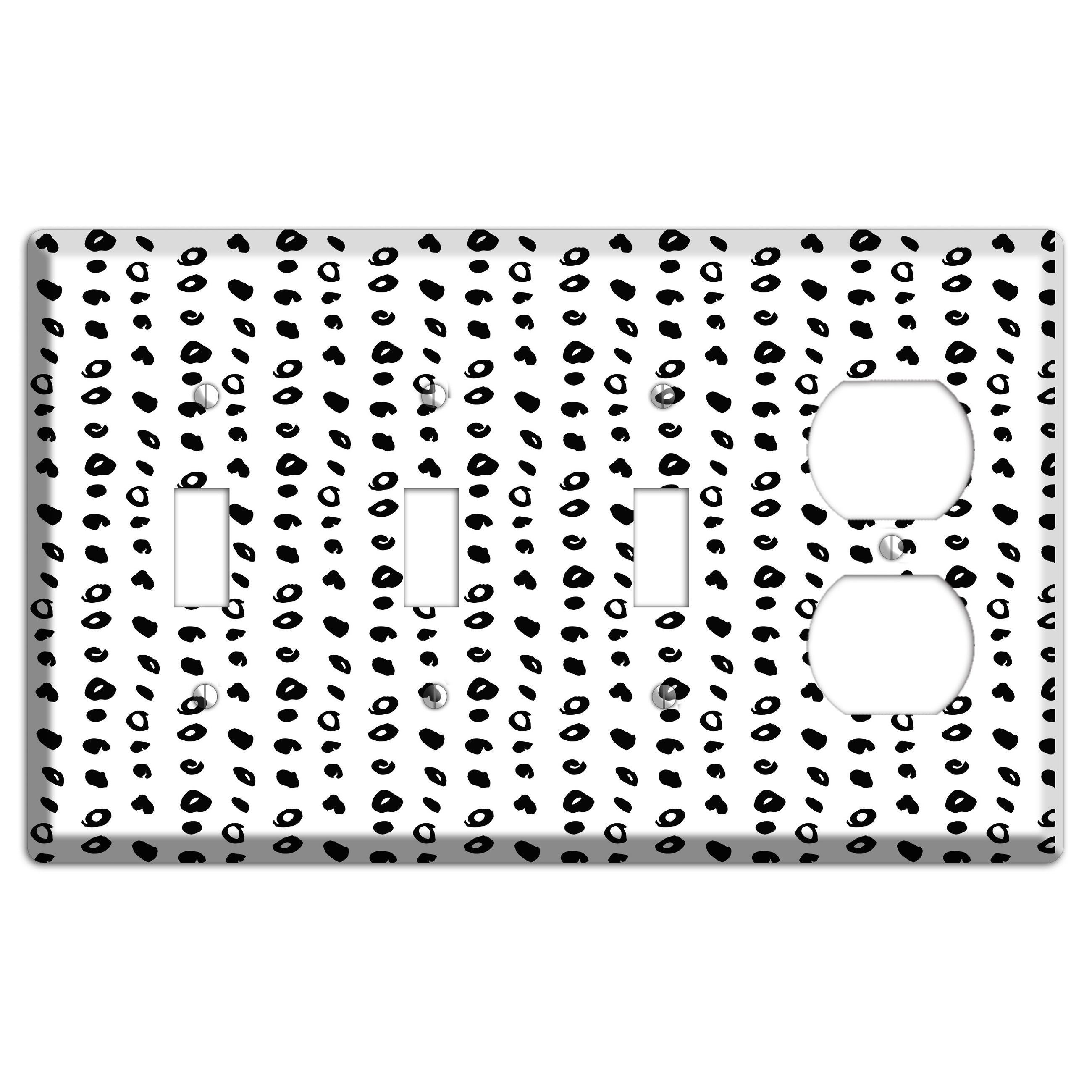 Ink Drops 10 3 Toggle / Duplex Wallplate