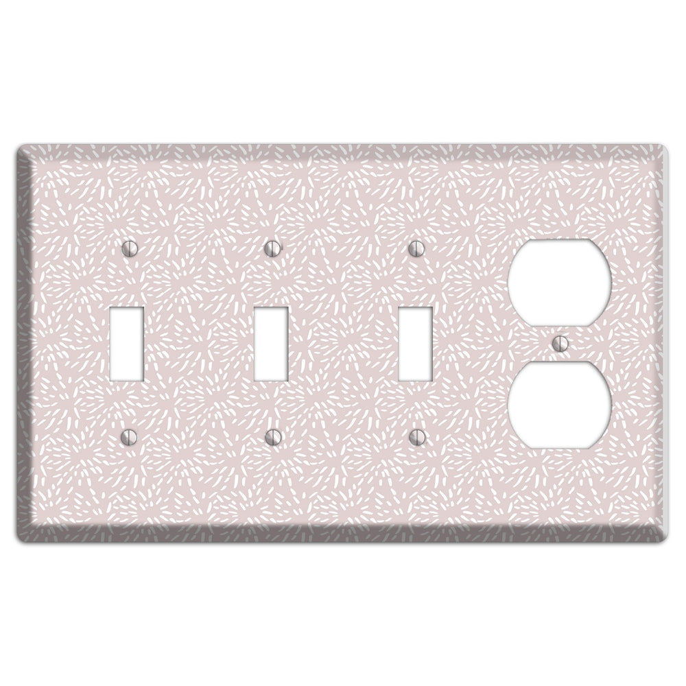 Abstract 8 3 Toggle / Duplex Wallplate