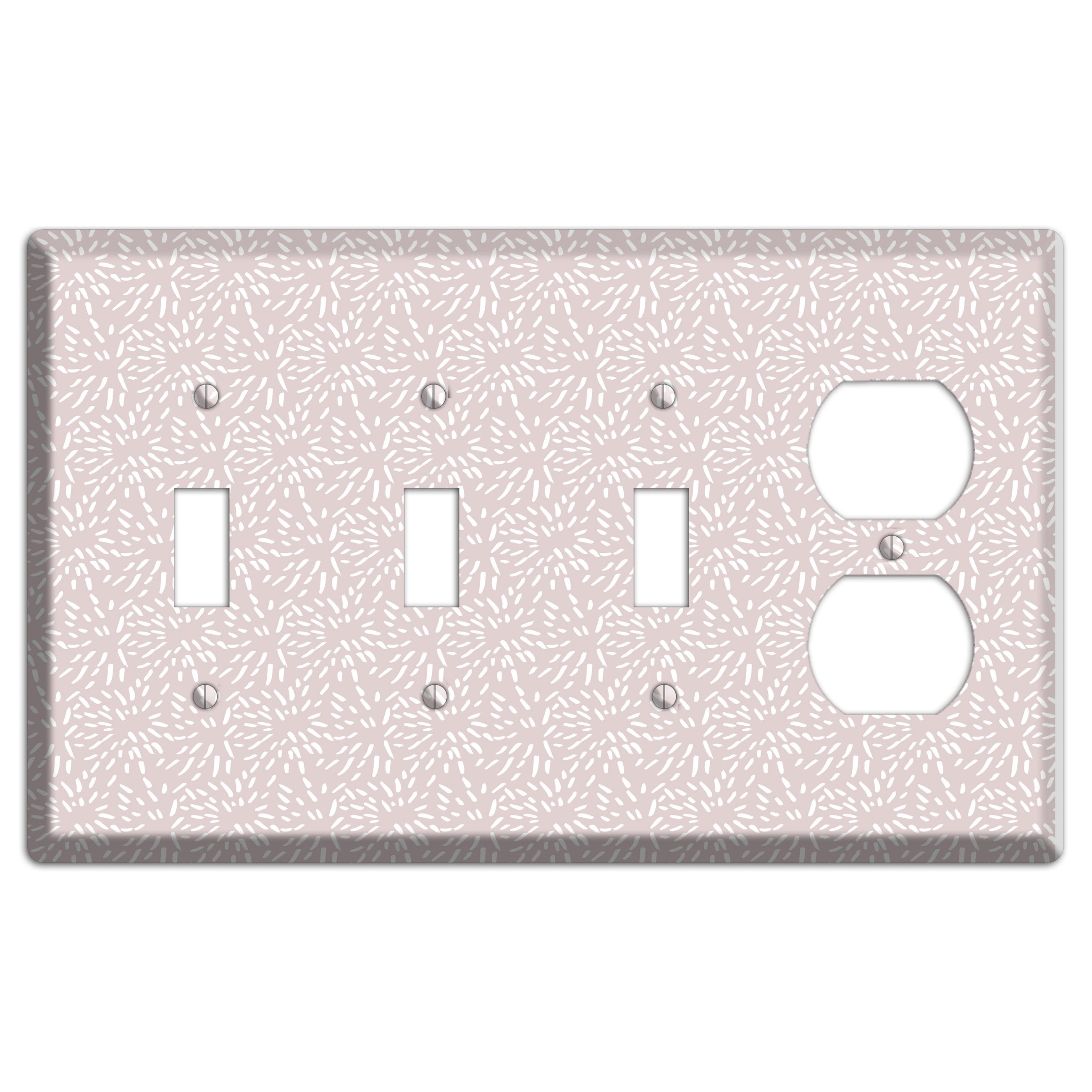 Abstract 8 3 Toggle / Duplex Wallplate